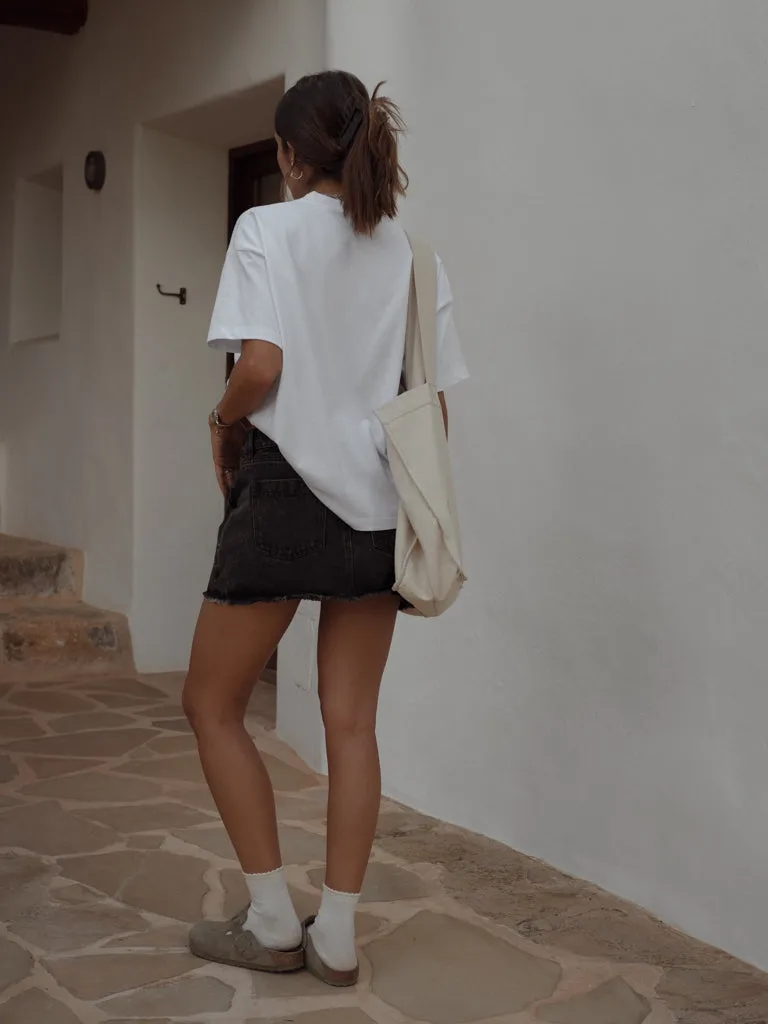 PREMIUM COTTON T-SHIRT - WHITE