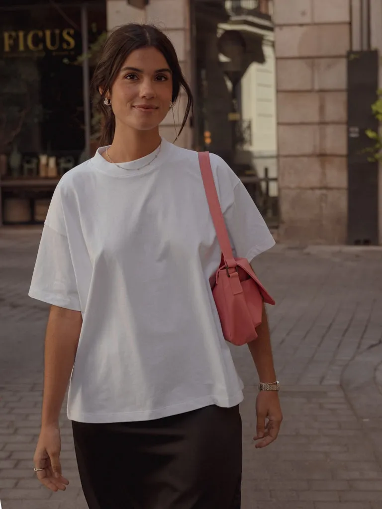 PREMIUM COTTON T-SHIRT - WHITE