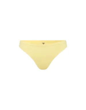 Premium Seamless Sports G-String - Flaxen Yellow