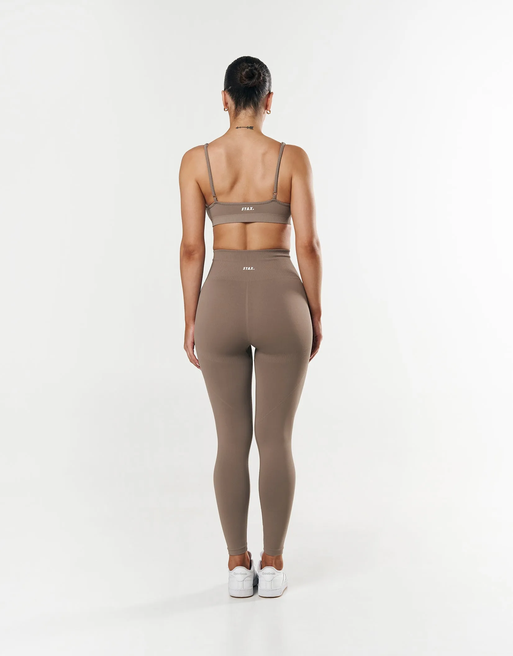 Premium Seamless Tights - Brown