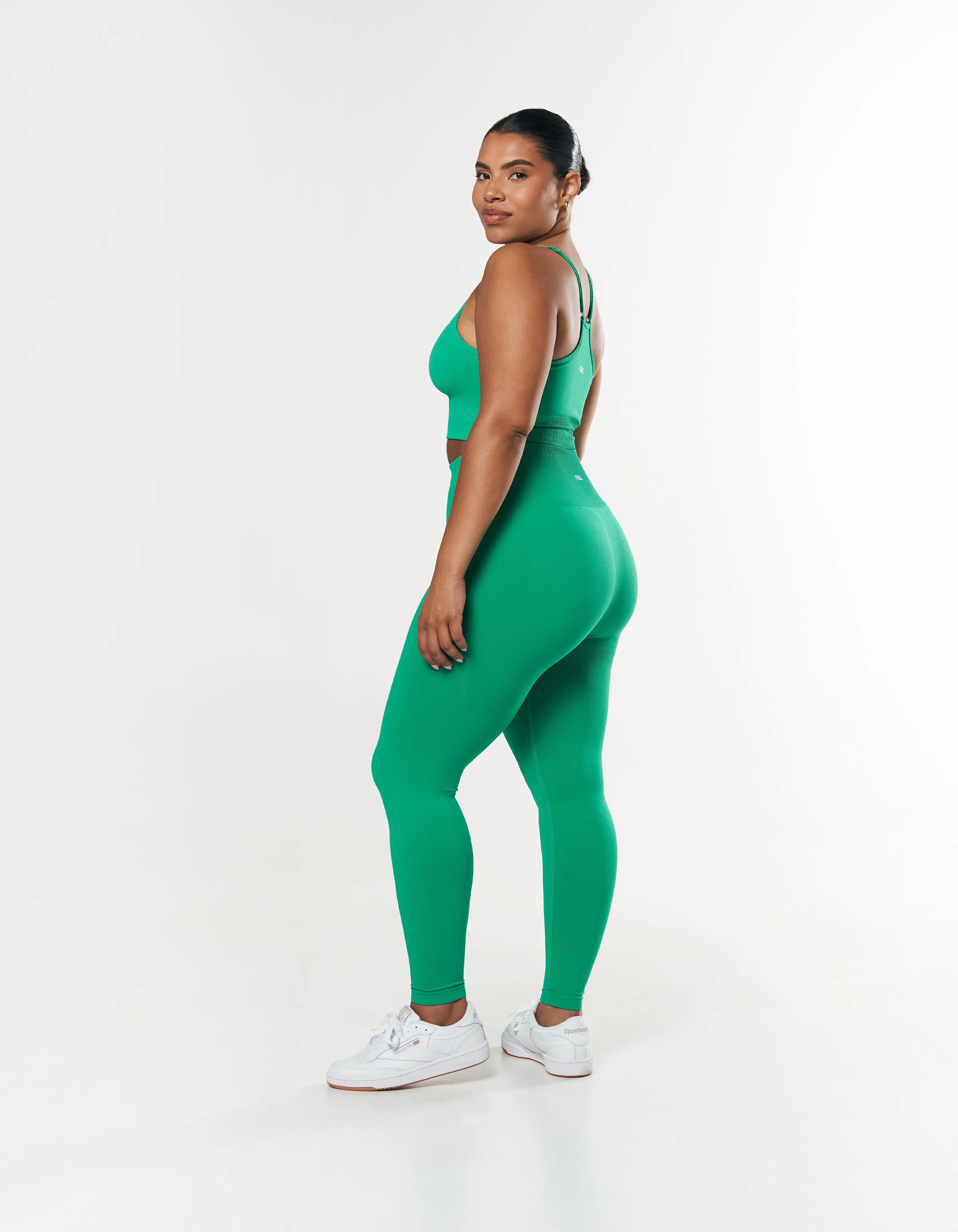 Premium Seamless Tights - Green