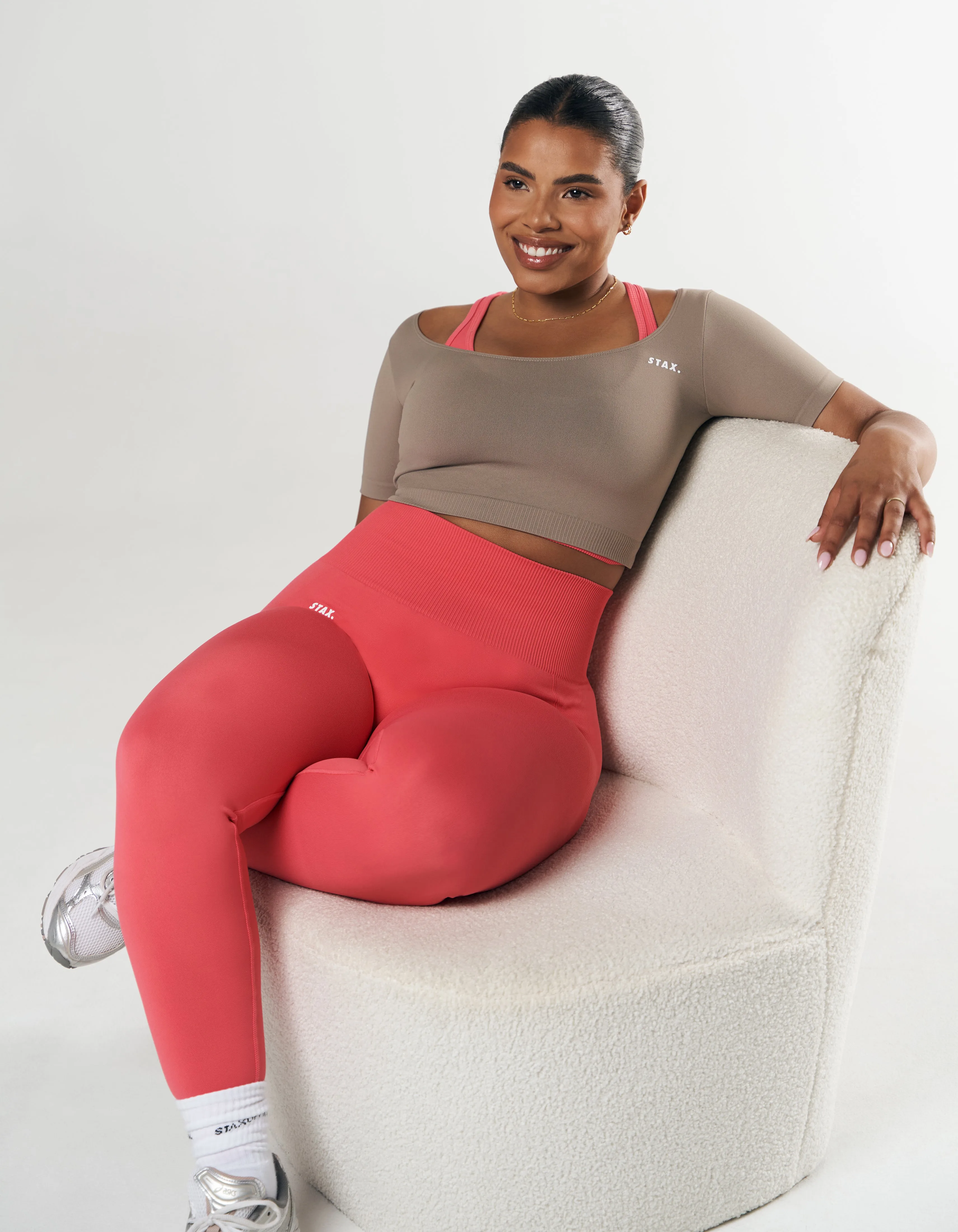 Premium Seamless Tights - Pink