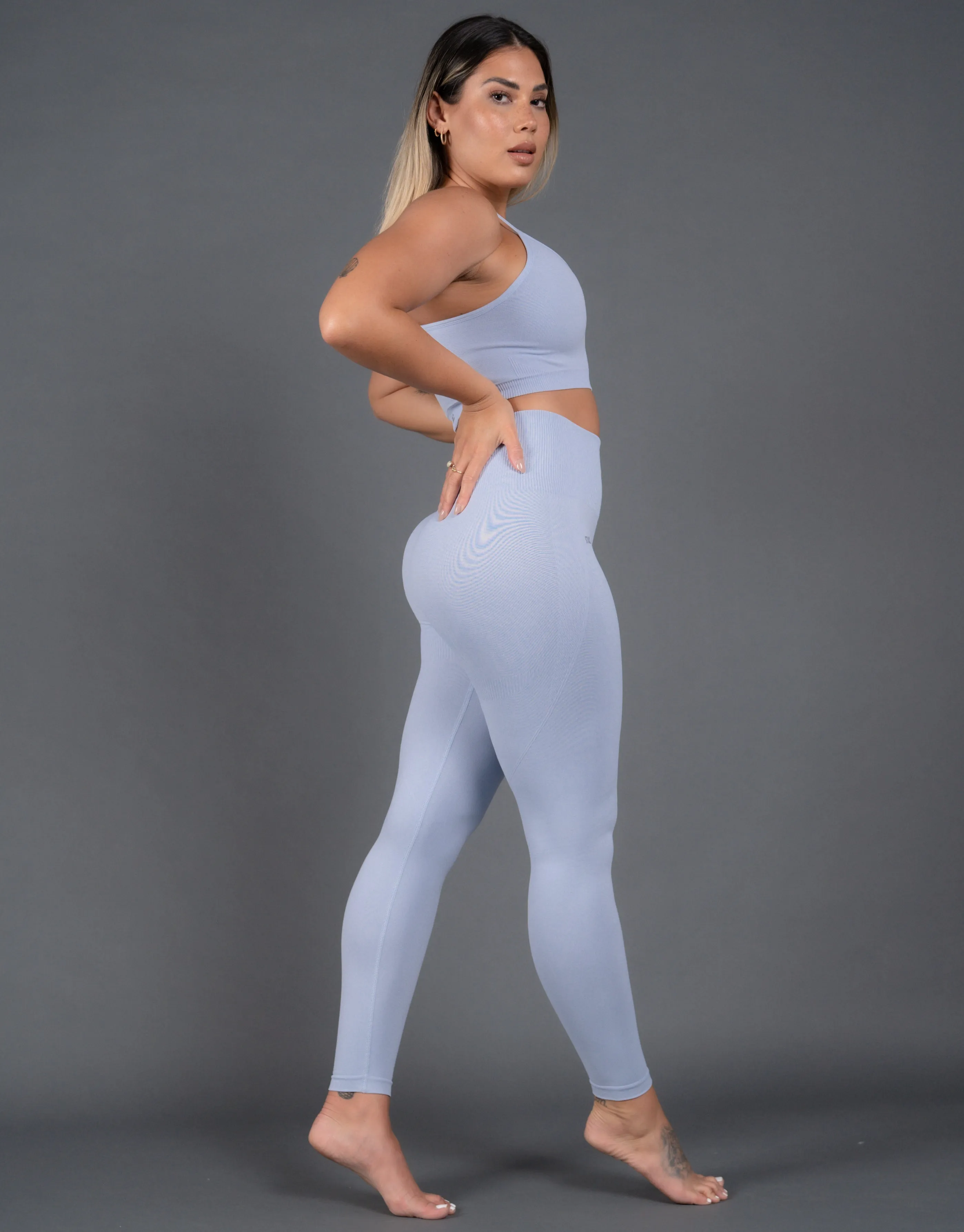 Premium Seamless Tights V5 - Arion (Blue)