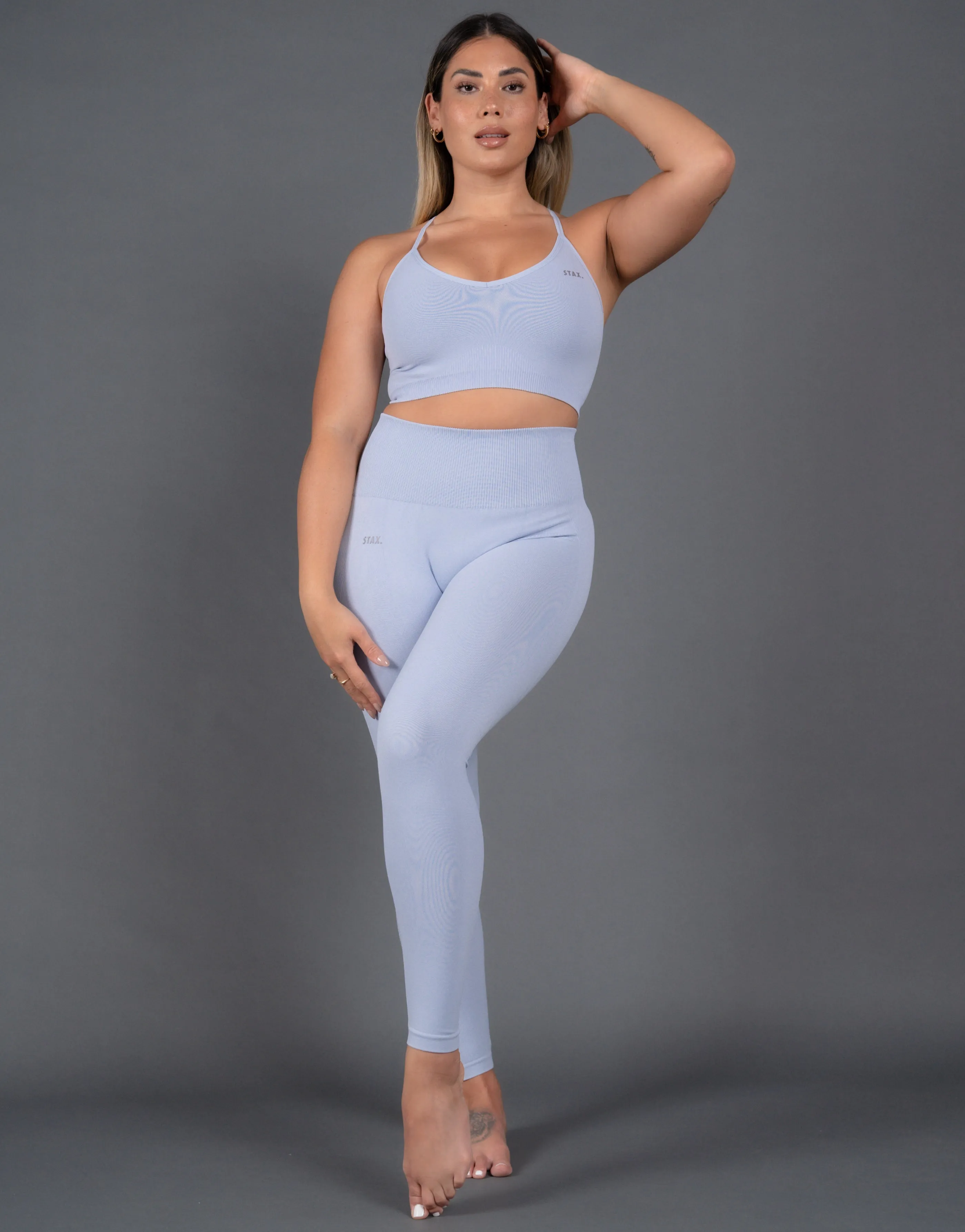 Premium Seamless Tights V5 - Arion (Blue)