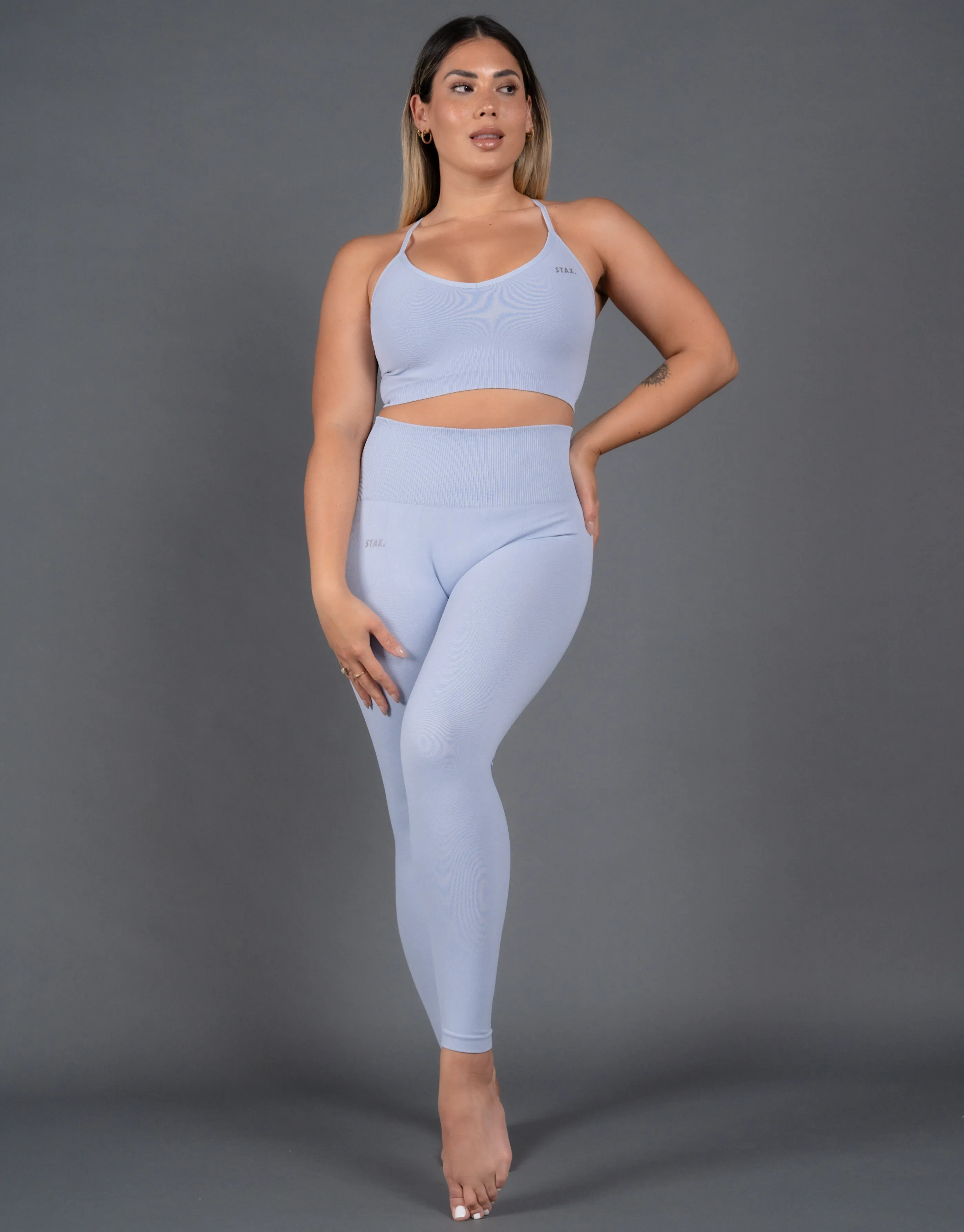 Premium Seamless Tights V5 - Arion (Blue)