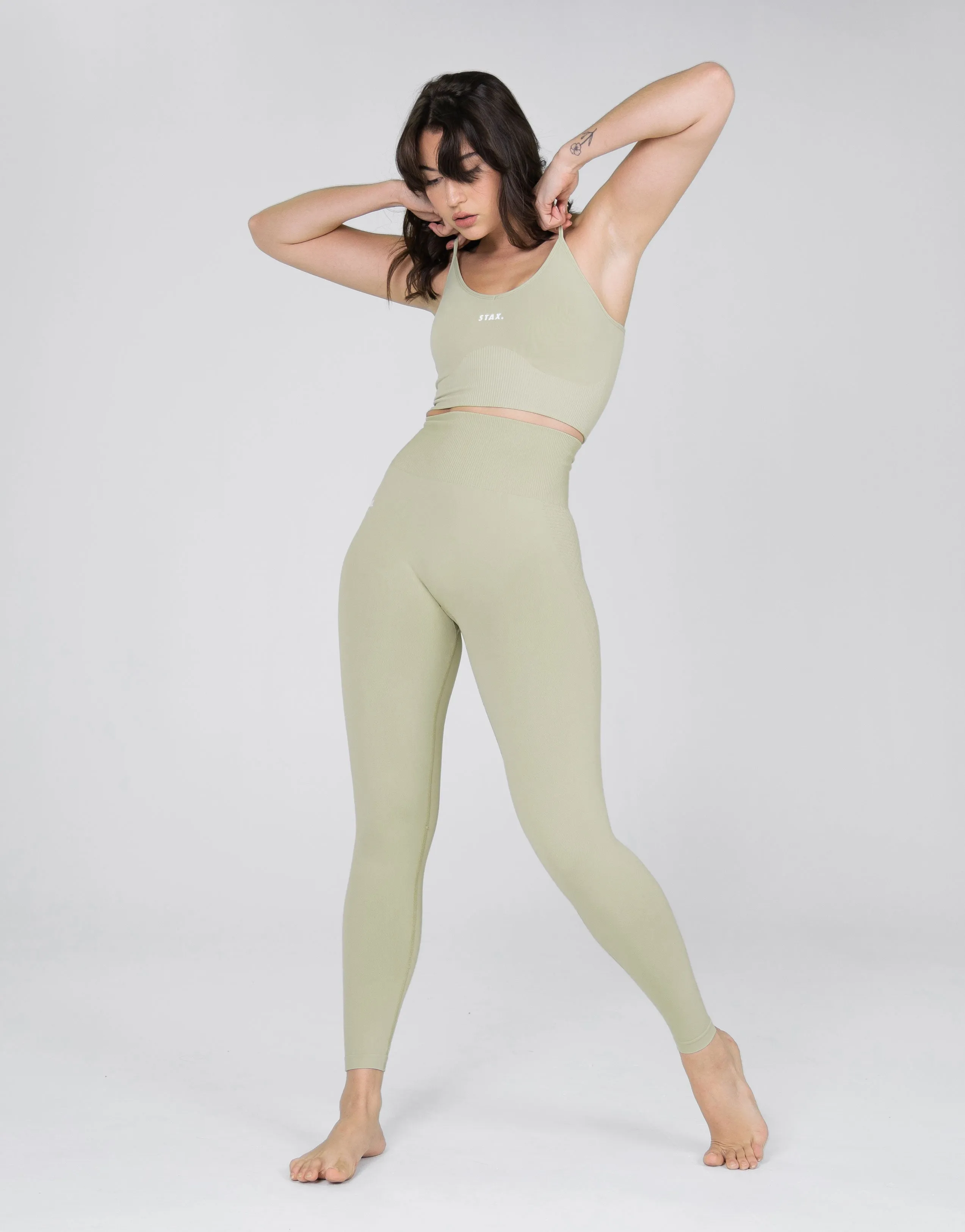 Premium Seamless Tights V6 - Viridis (Green)