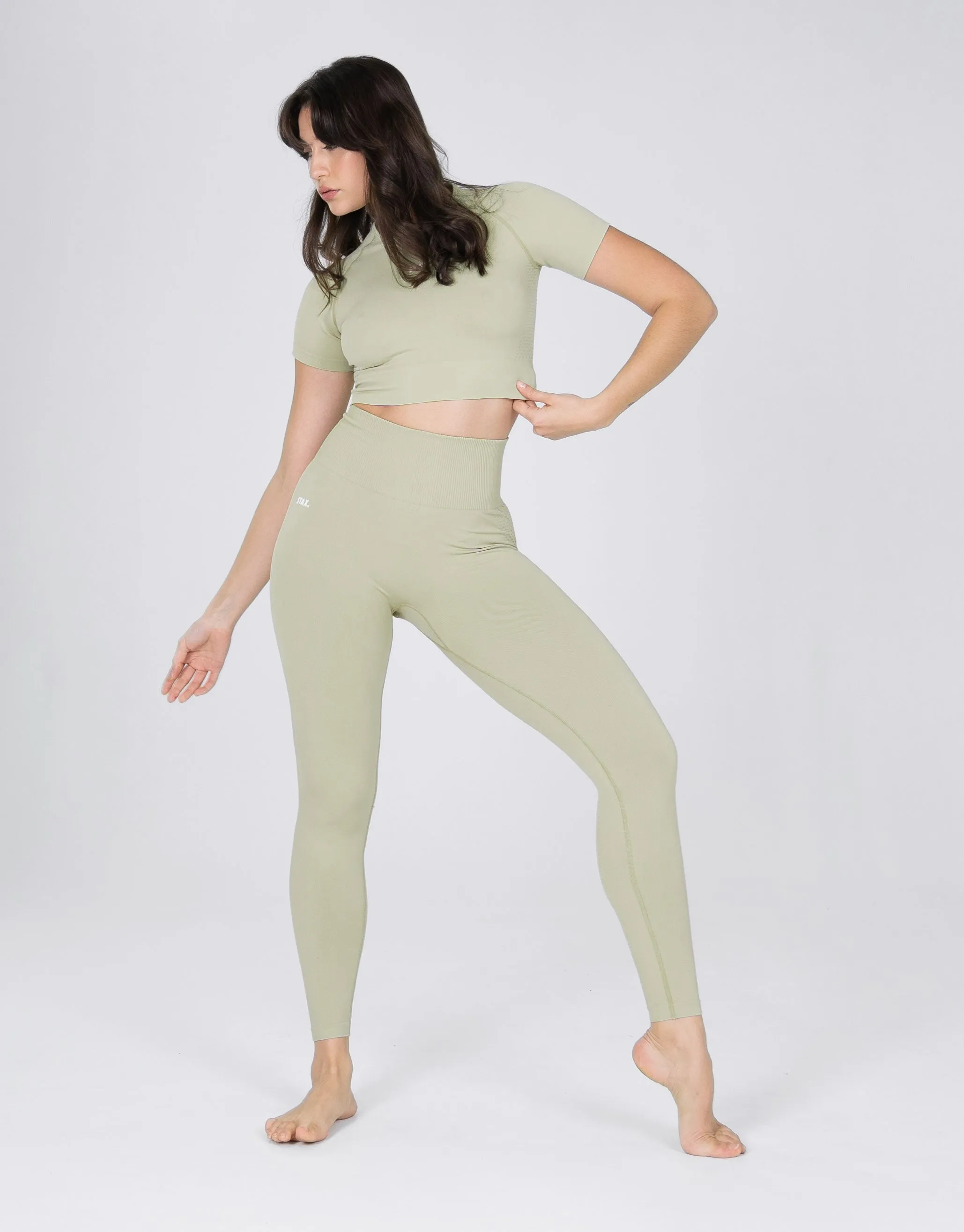 Premium Seamless Tights V6 - Viridis (Green)