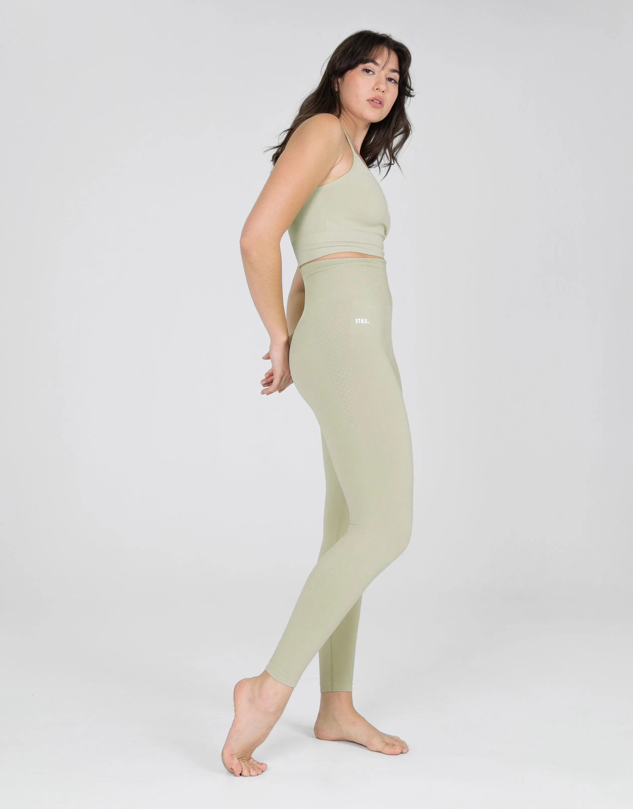 Premium Seamless Tights V6 - Viridis (Green)