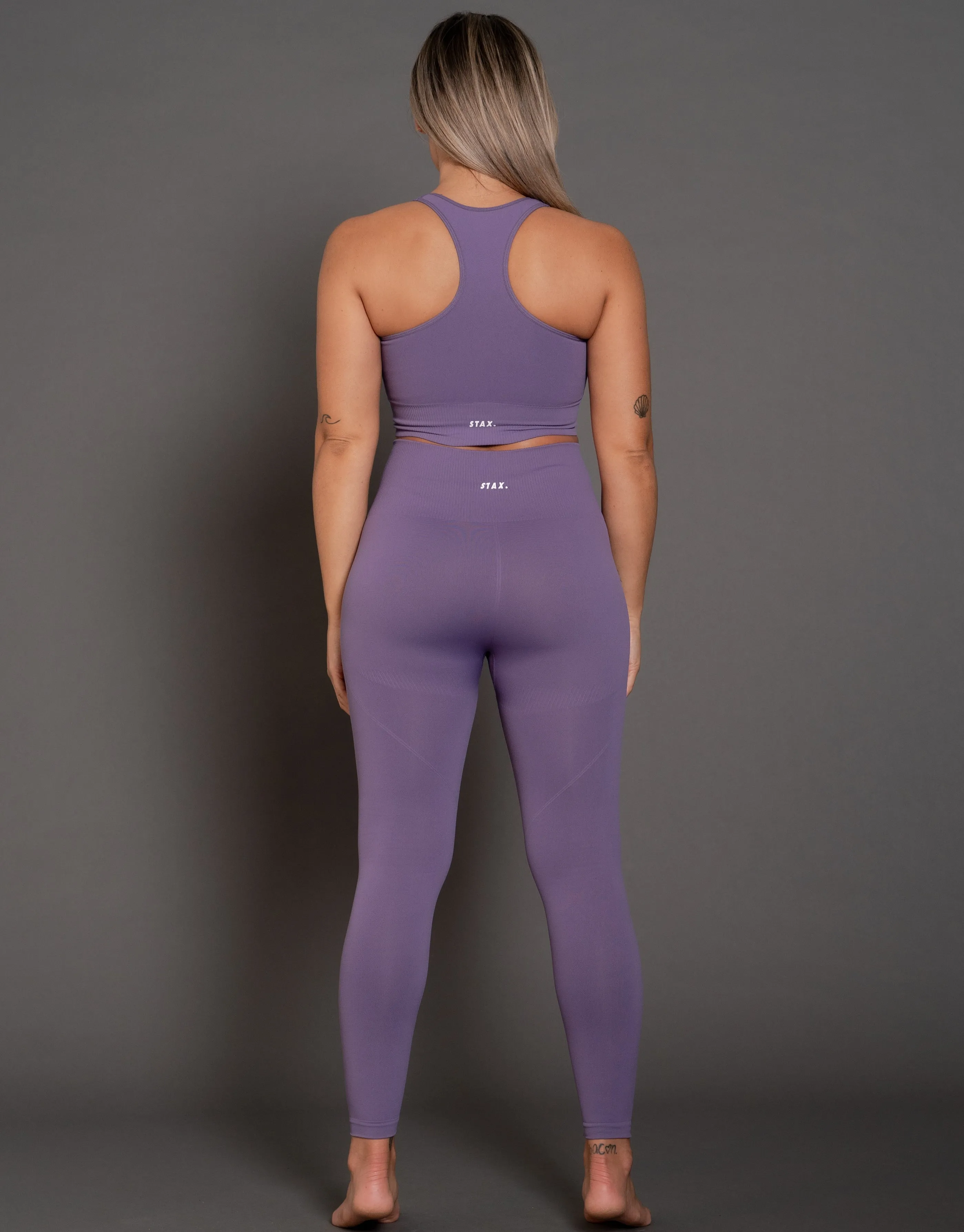 Premium Seamless V3 Full Length Tights - Amethyst
