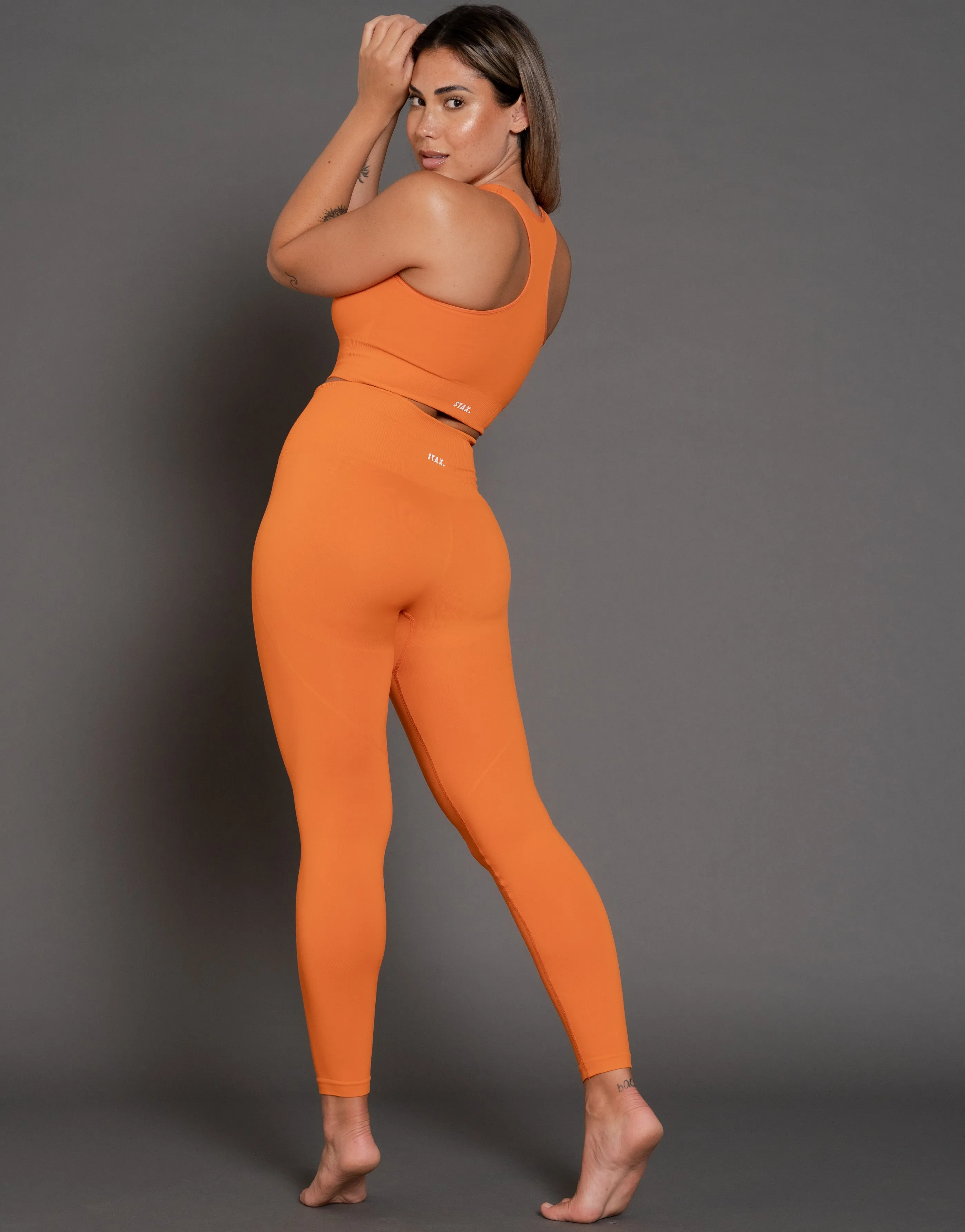 Premium Seamless V3 Full Length Tights - Citrine