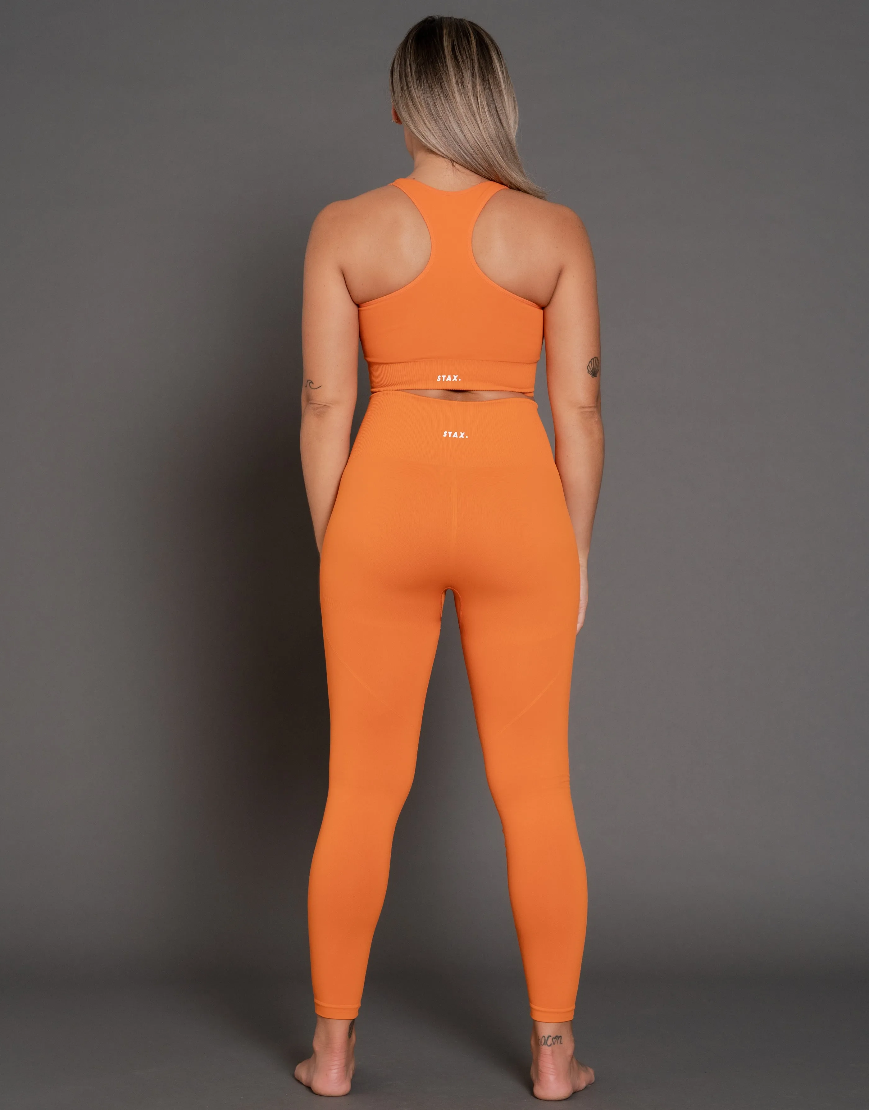 Premium Seamless V3 Full Length Tights - Citrine