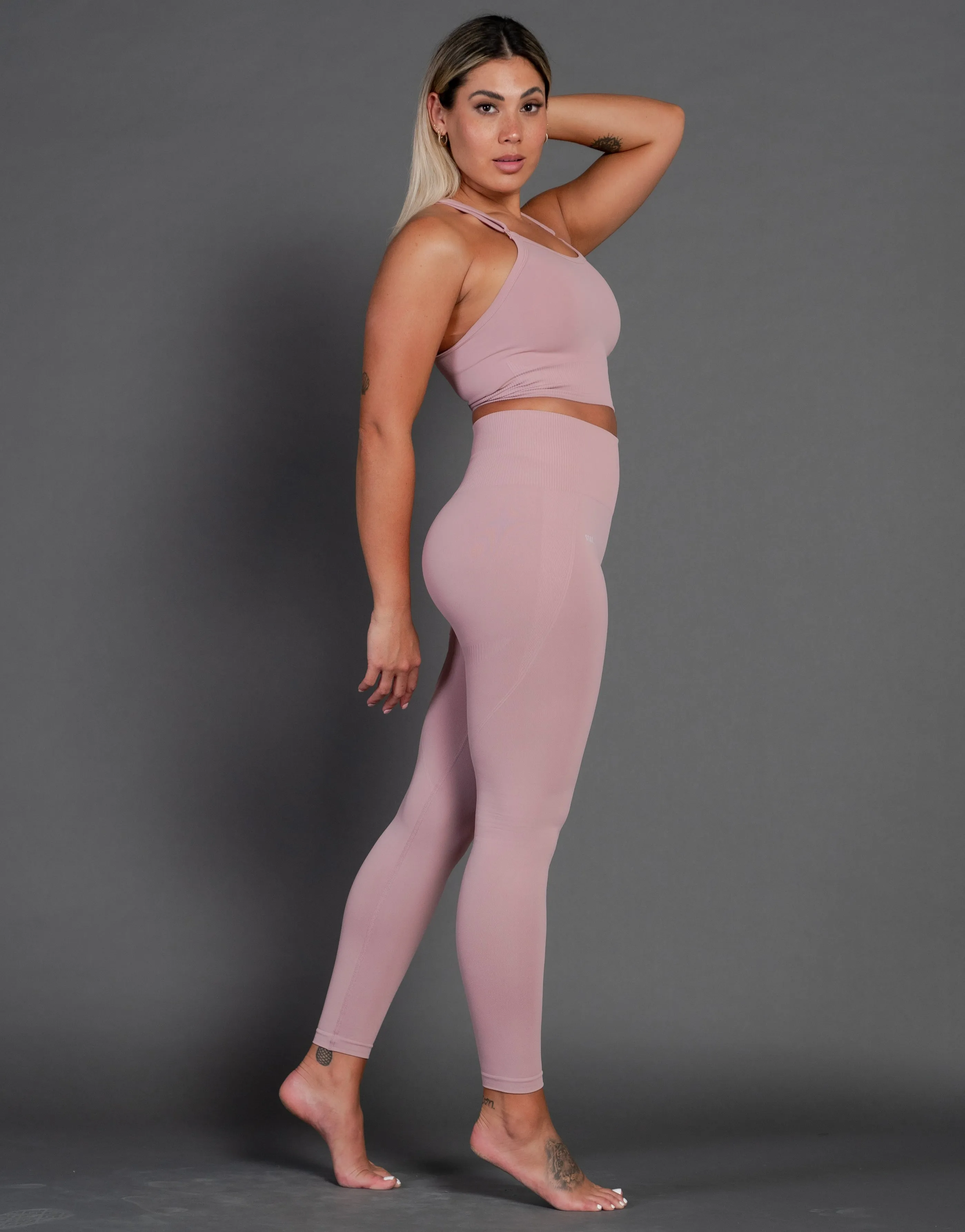 Premium Seamless V4 Tights - Dusty Rose