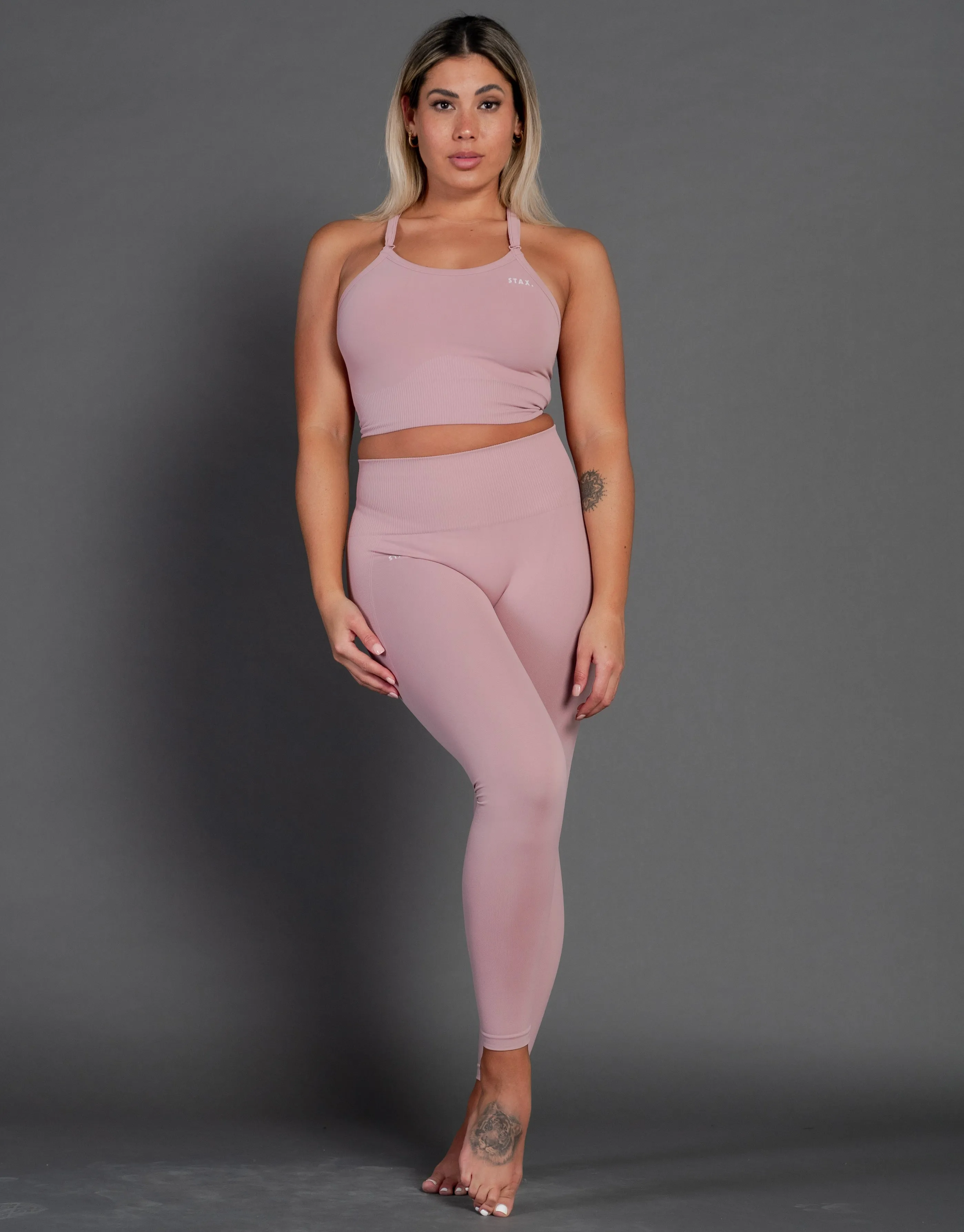 Premium Seamless V4 Tights - Dusty Rose
