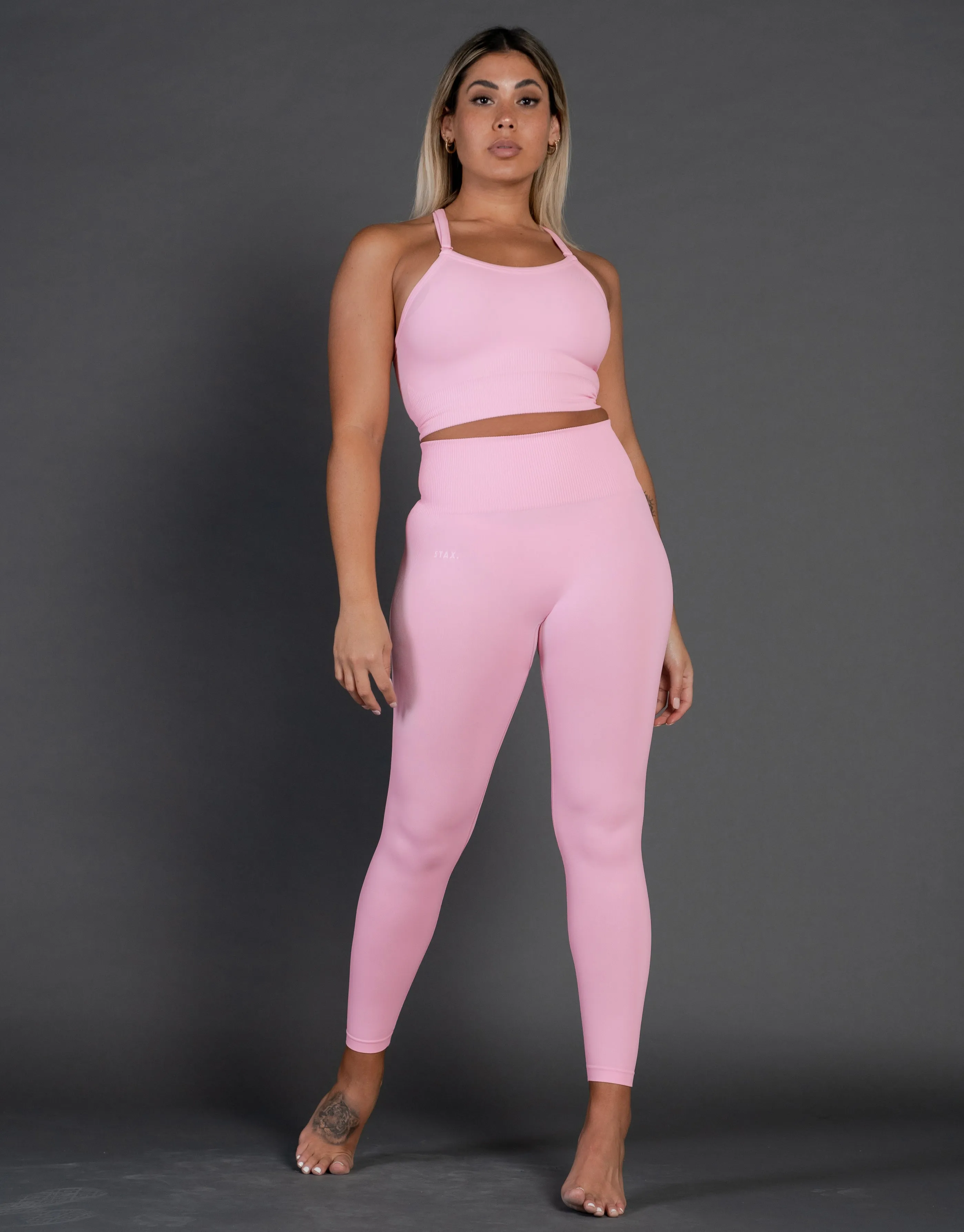 Premium Seamless V4 Tights - Taffy Pink