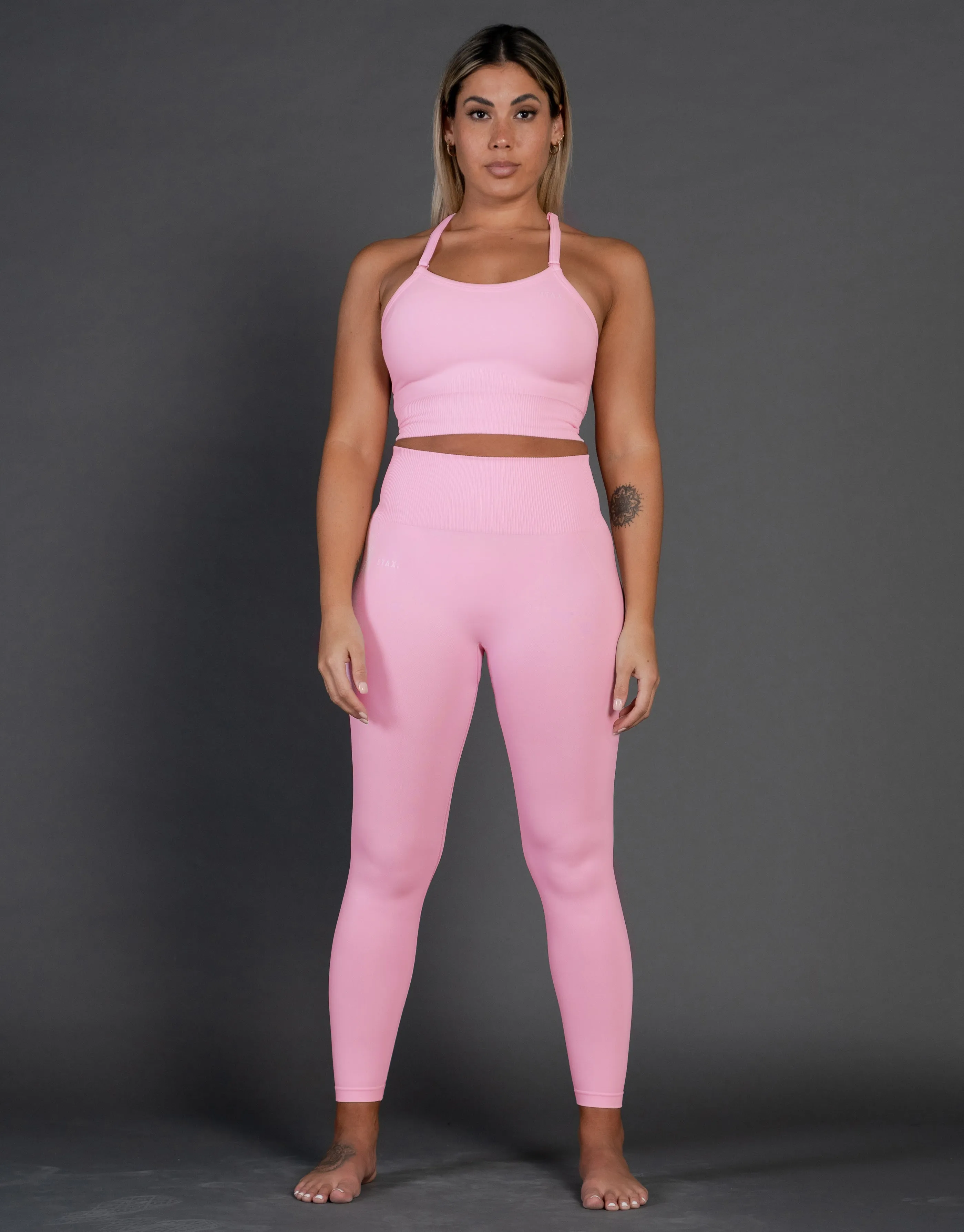 Premium Seamless V4 Tights - Taffy Pink