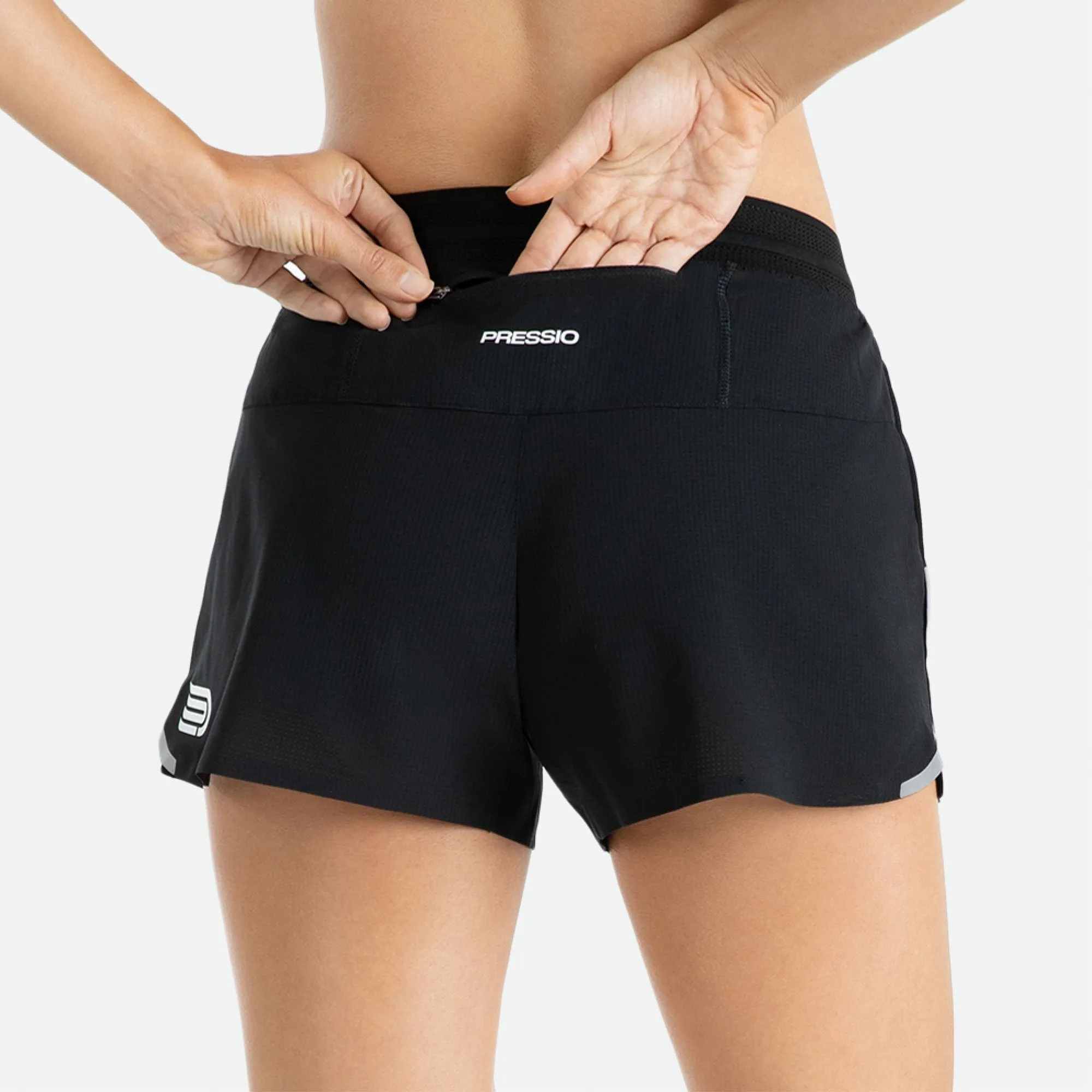 Pressio Women's Arahi Reflective 3'' Short