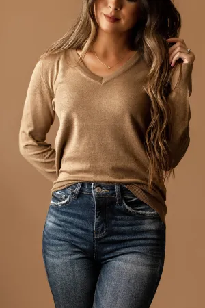 Pretty Like You Sweater (Barley) | FINAL SALE