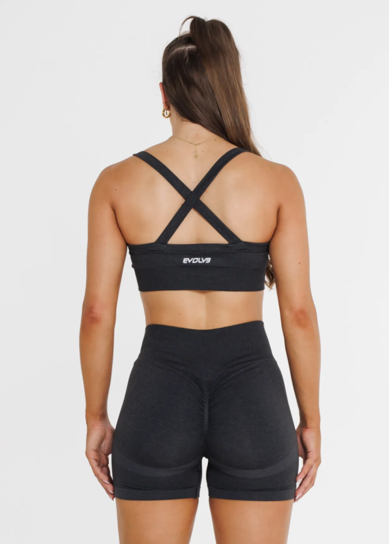 Prime Seamless Bra - Obsidian