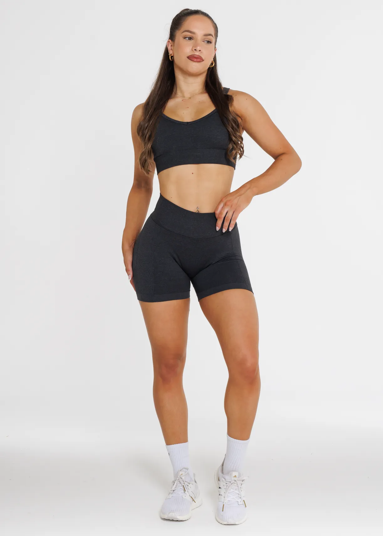Prime Seamless Bra - Obsidian