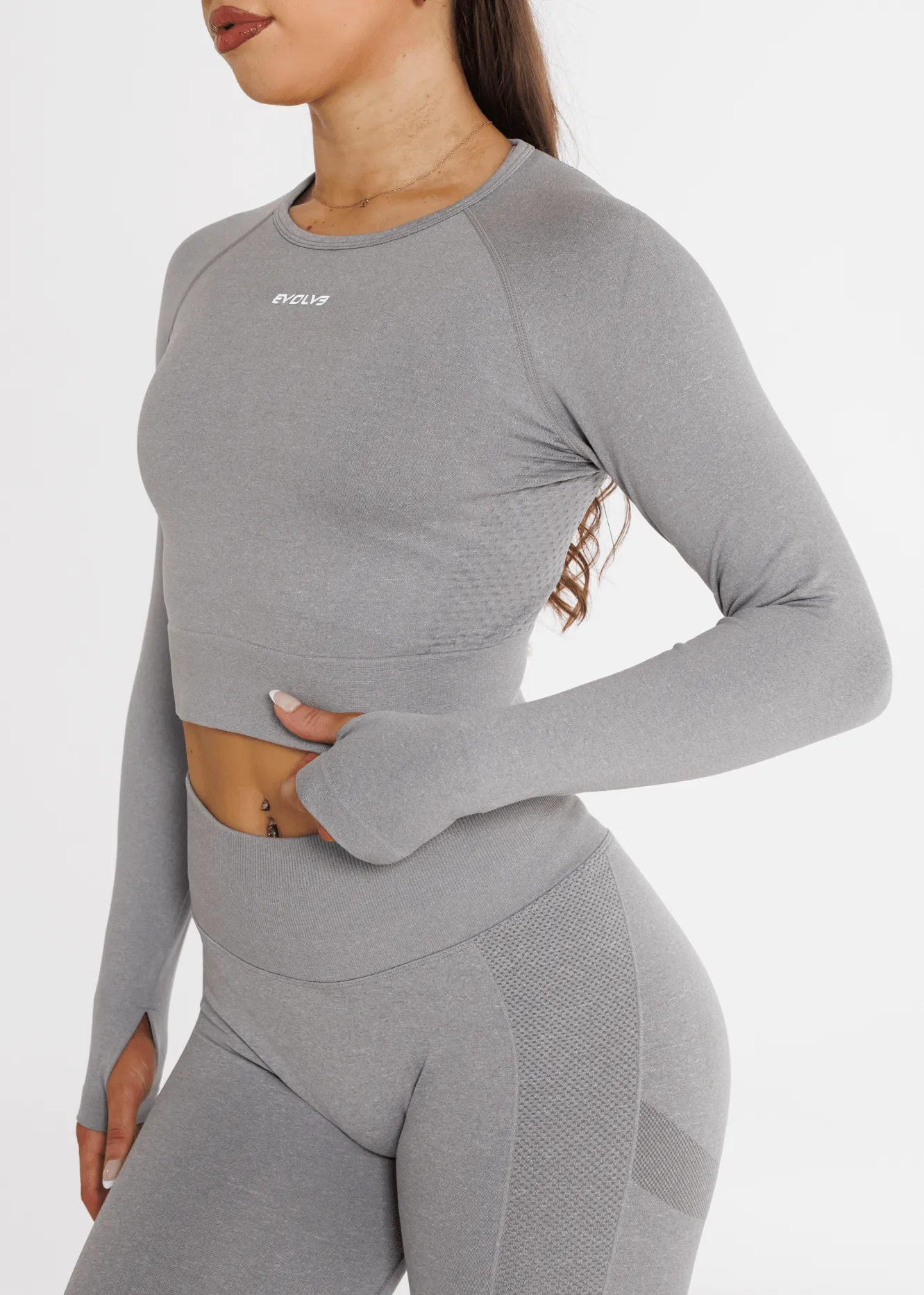Prime Seamless Long Sleeve - Ash