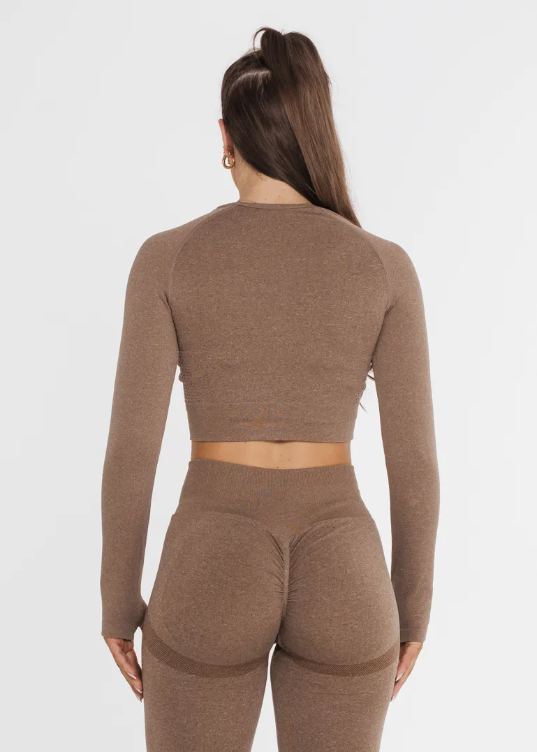 Prime Seamless Long Sleeve - Cinnamon