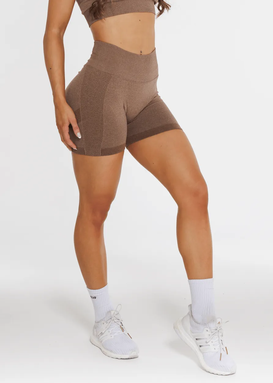 Prime Seamless Shorts - Cinnamon