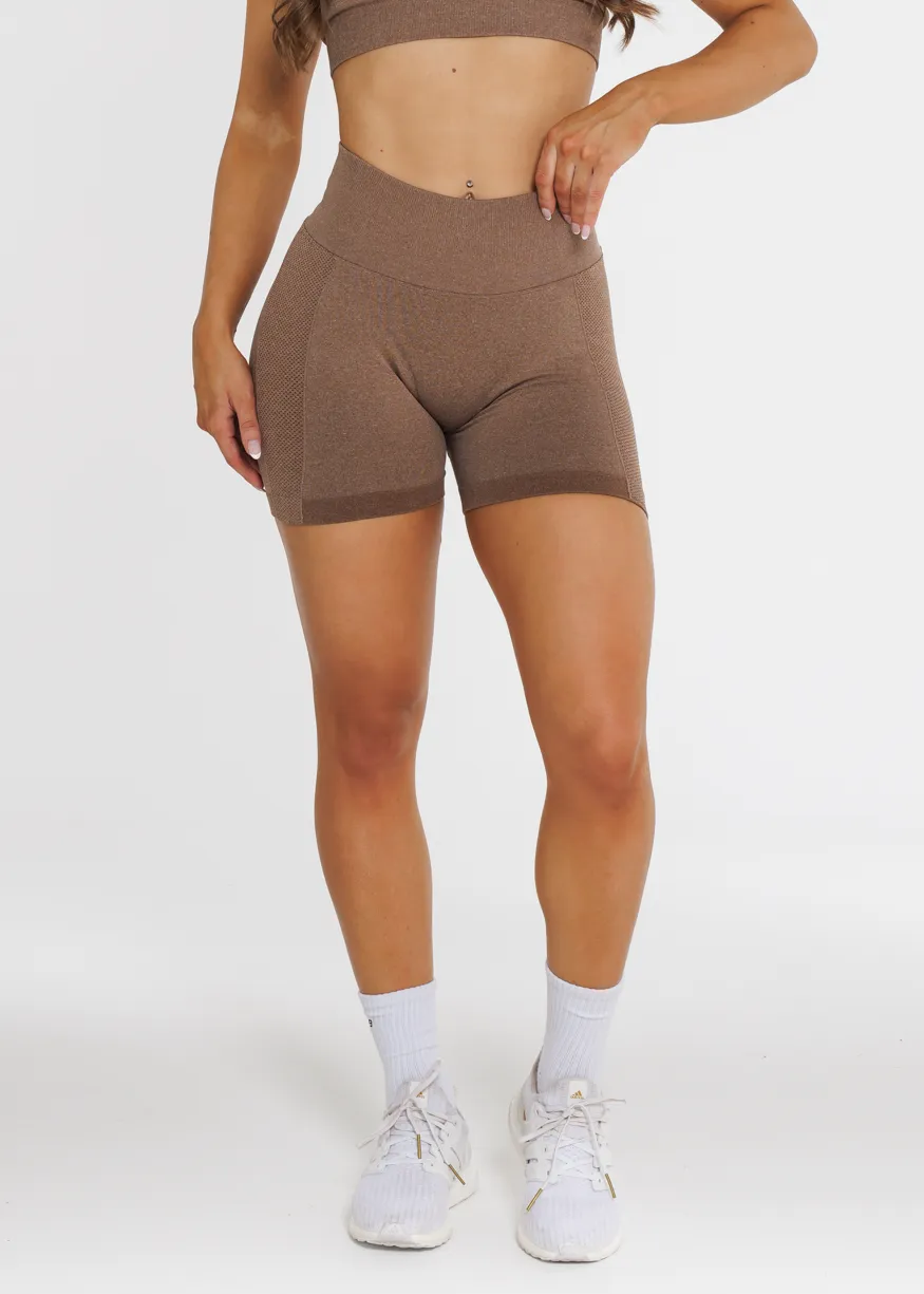 Prime Seamless Shorts - Cinnamon