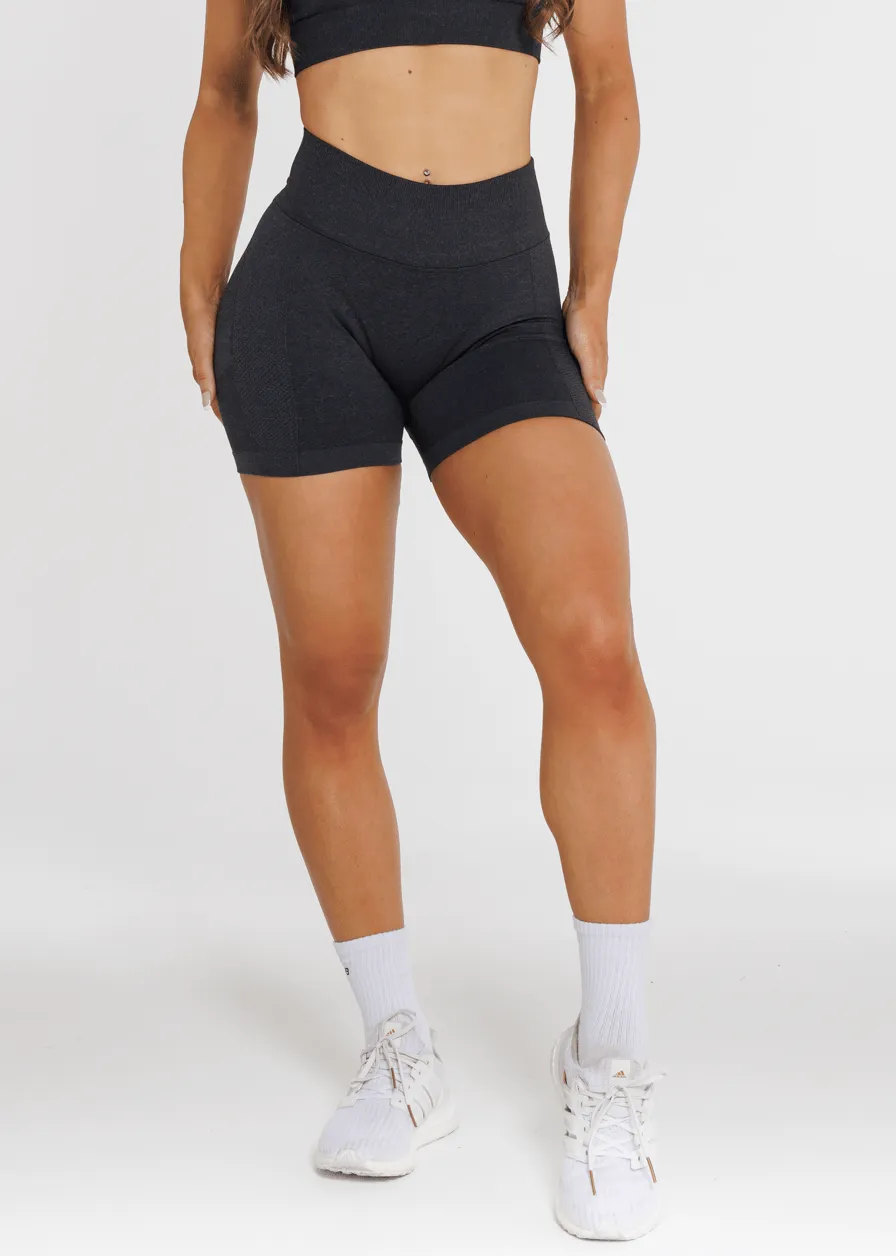 Prime Seamless Shorts - Obsidian