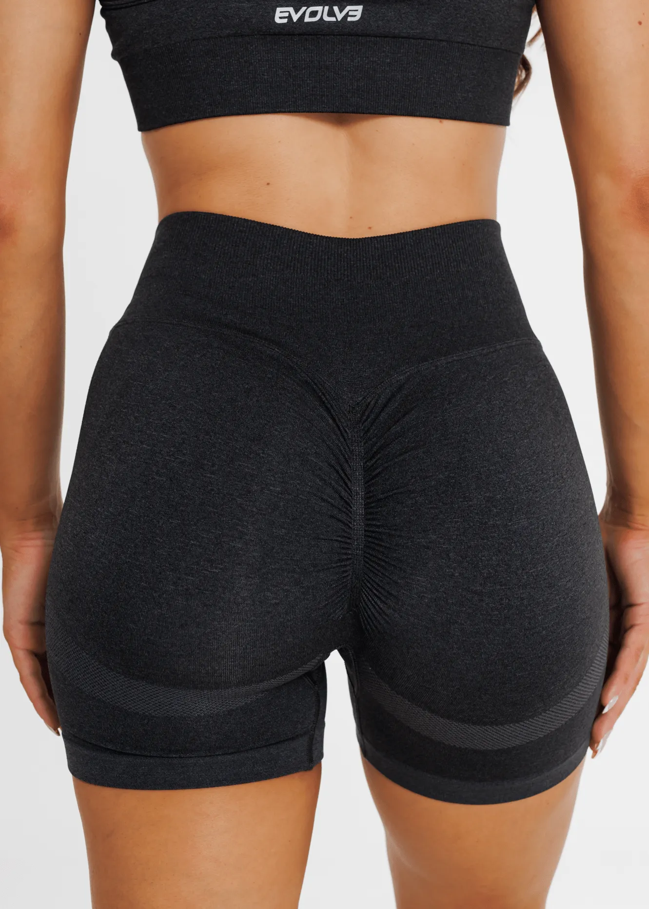 Prime Seamless Shorts - Obsidian