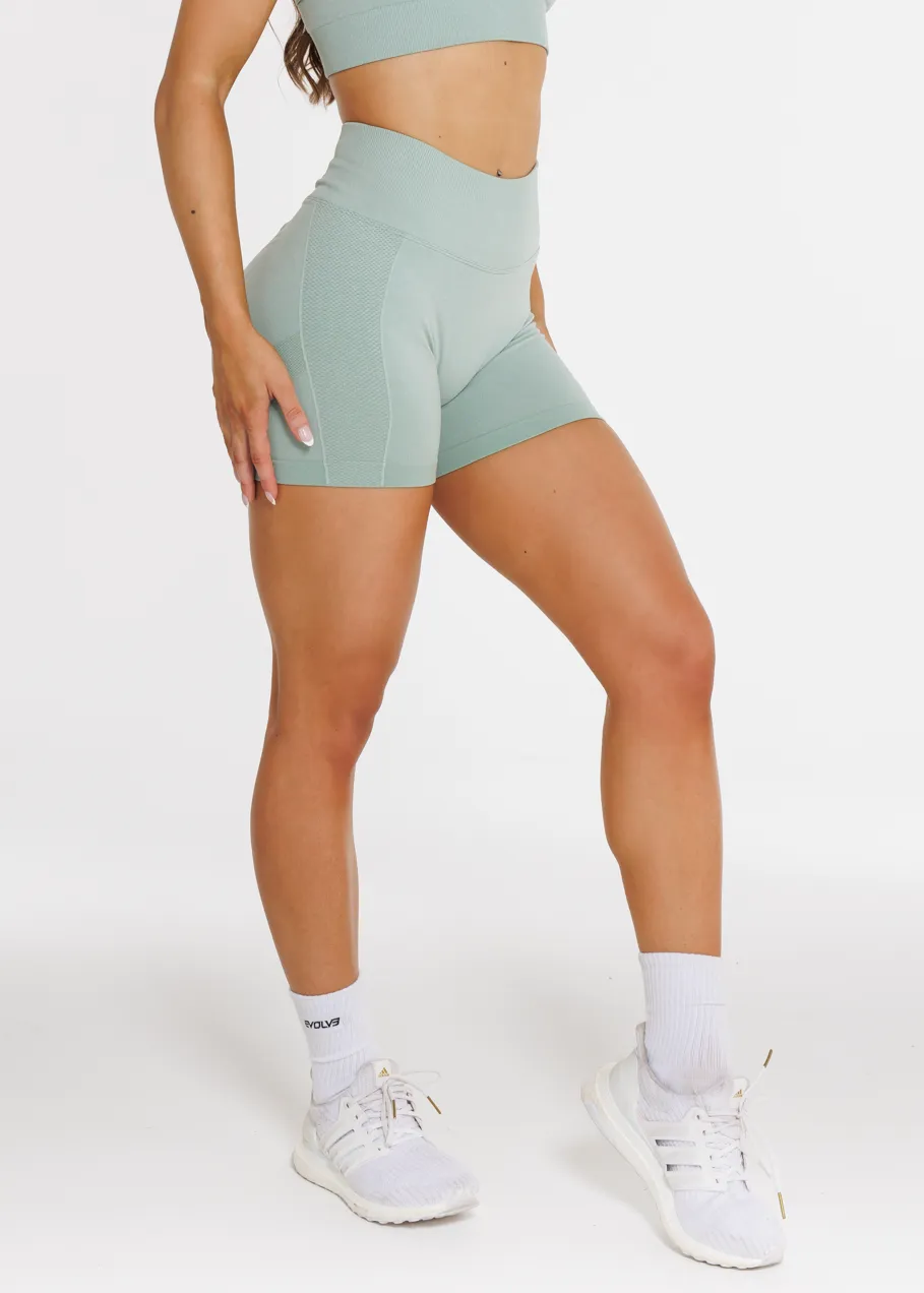 Prime Seamless Shorts - Pistachio