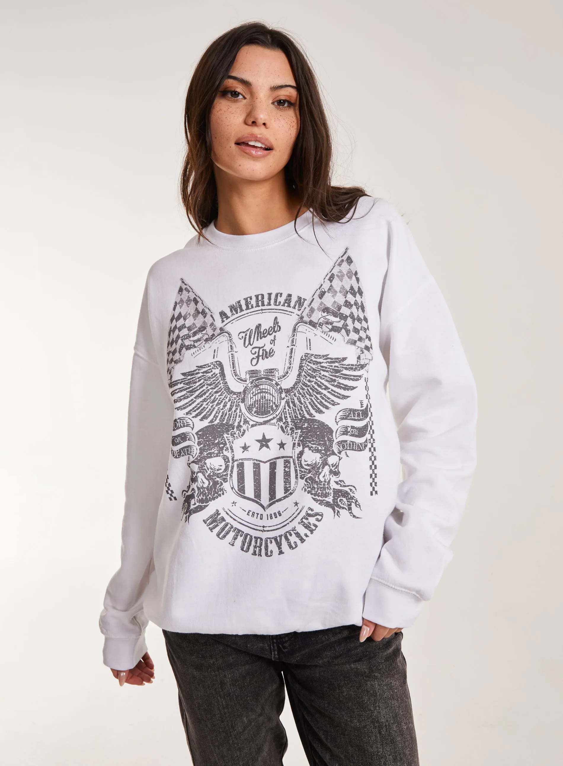 Printed American Sweatshirt