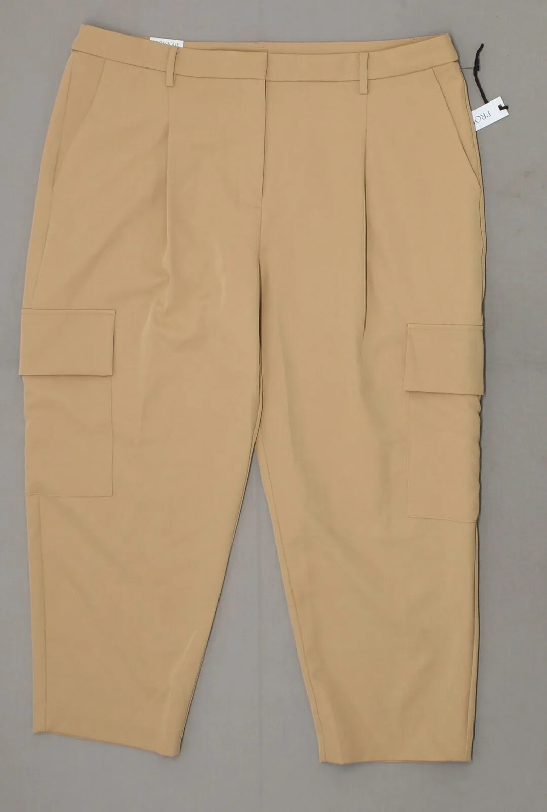 Prologue Women's Straight Leg Cropped Cargo Dress Pants