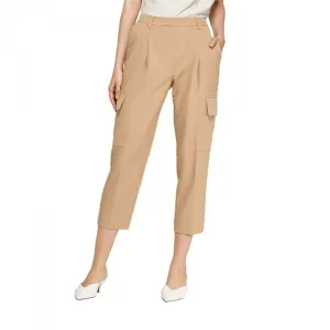 Prologue Women's Straight Leg Cropped Cargo Dress Pants