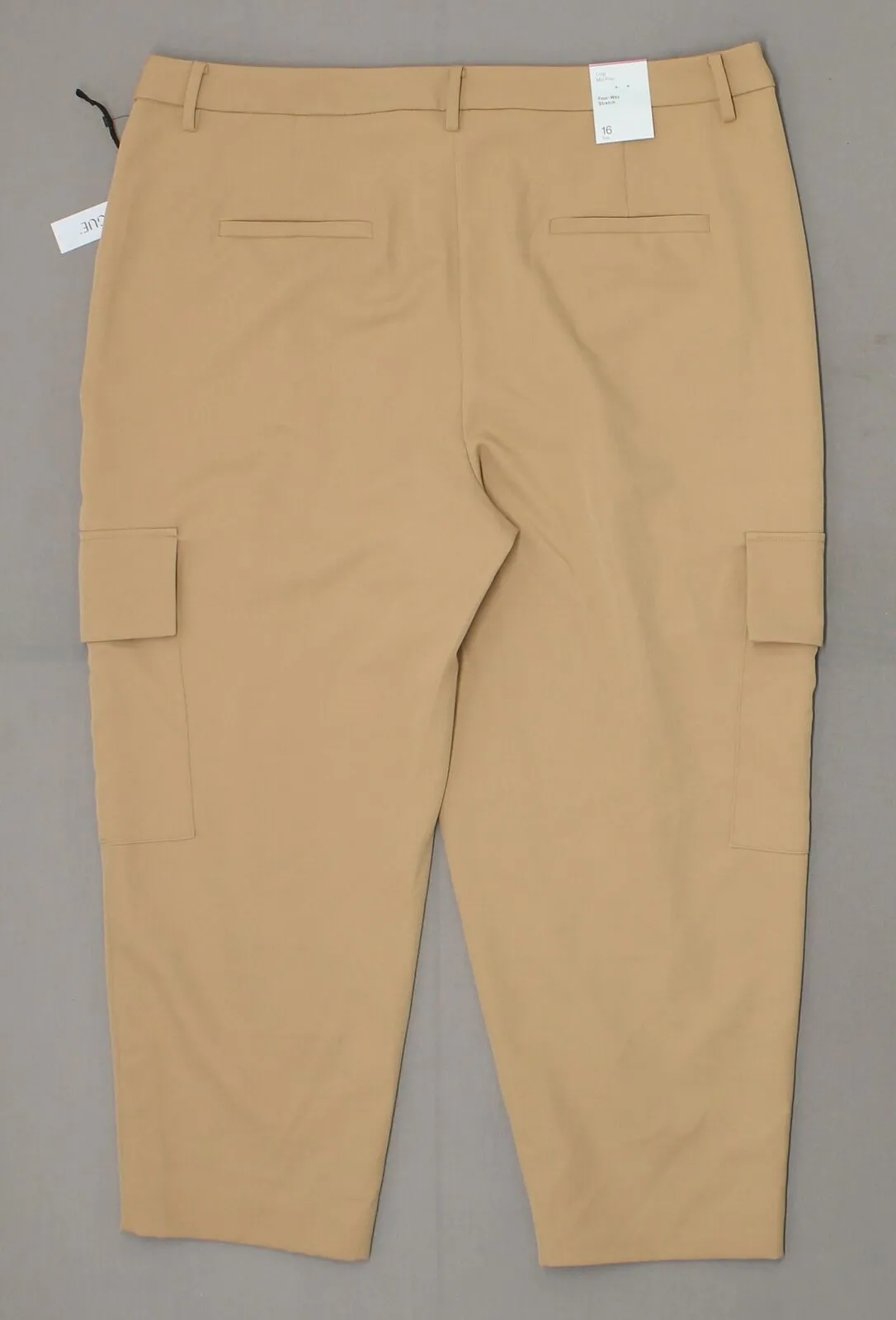 Prologue Women's Straight Leg Cropped Cargo Dress Pants