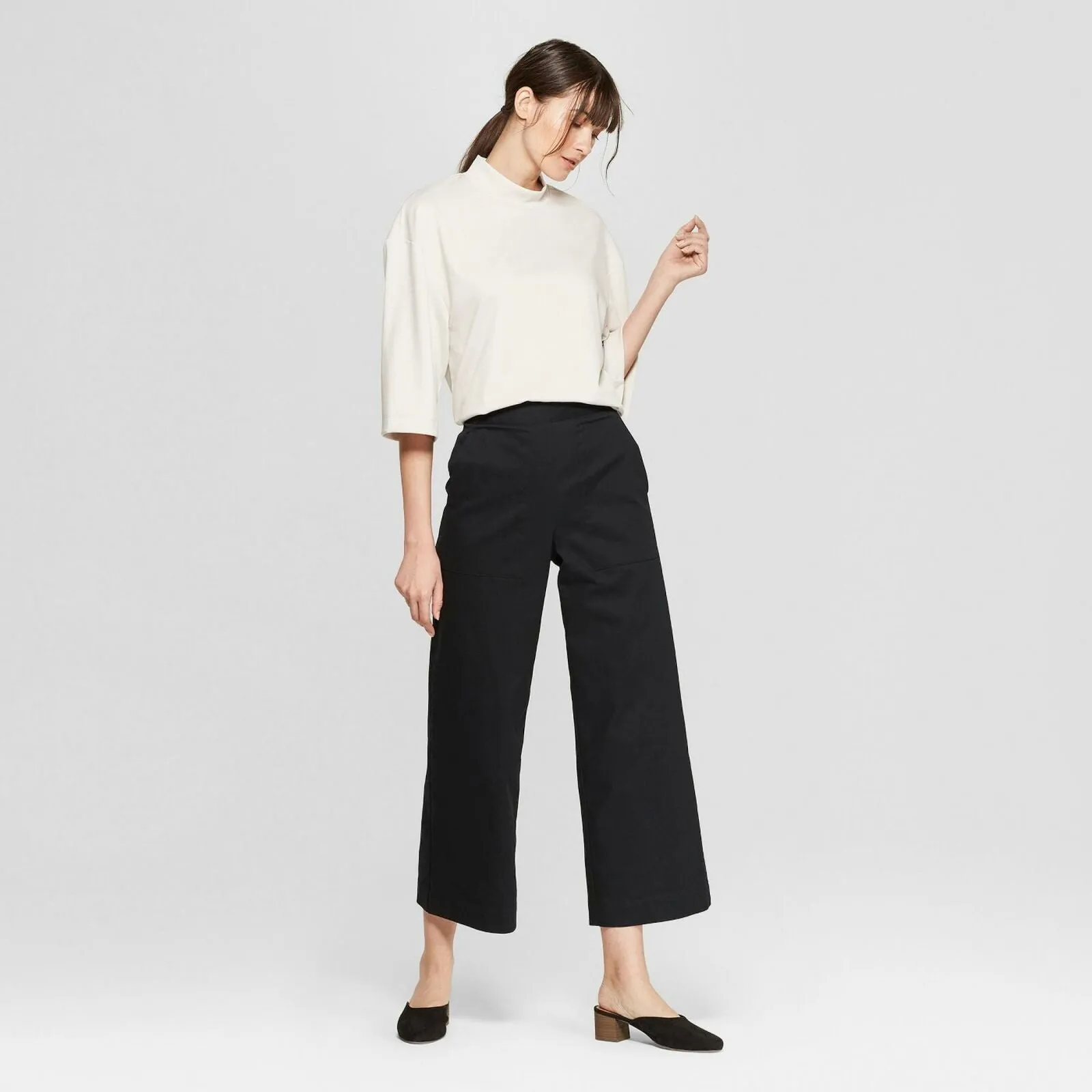Prologue Women's Wide Leg Cropped Pants