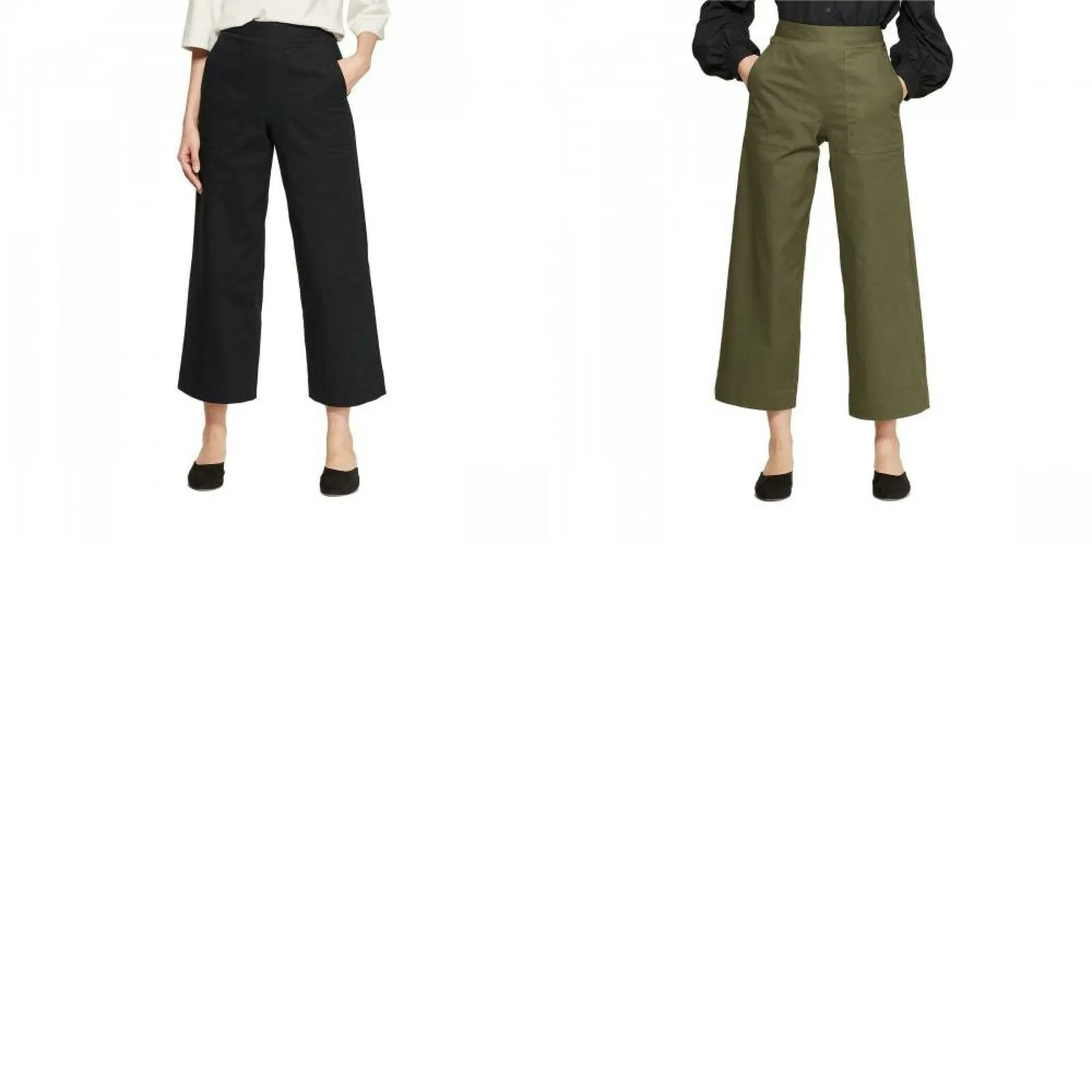 Prologue Women's Wide Leg Cropped Pants