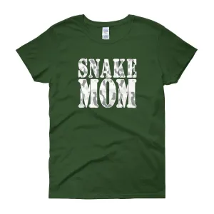 Proud Snake Mom Fitted T-Shirt