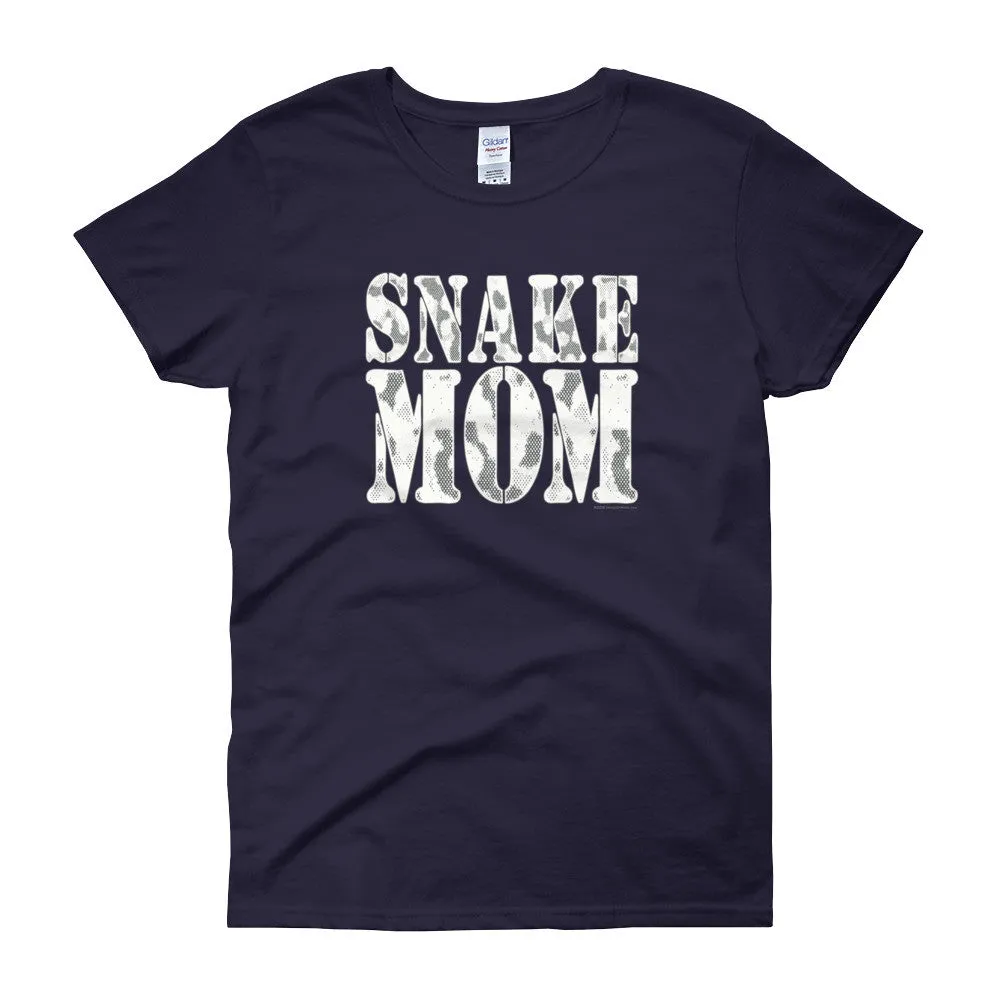 Proud Snake Mom Fitted T-Shirt
