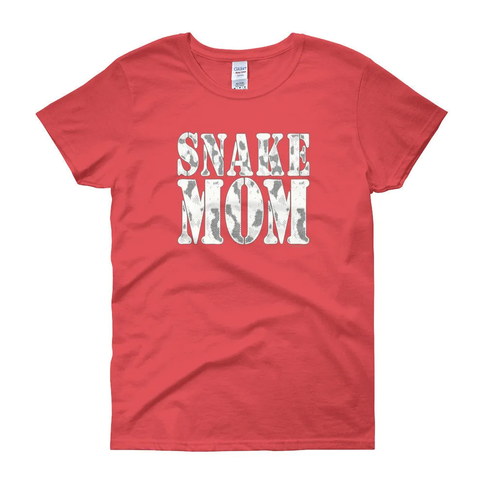 Proud Snake Mom Fitted T-Shirt
