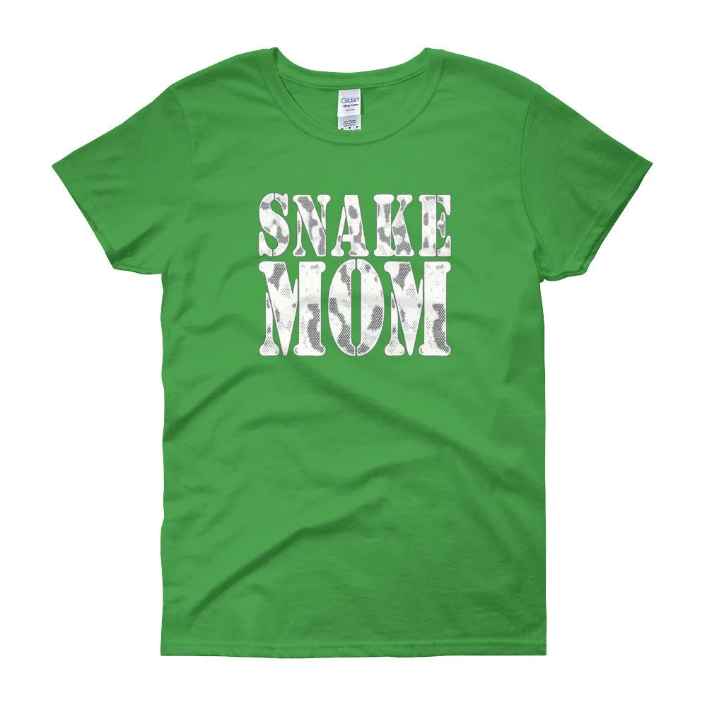 Proud Snake Mom Fitted T-Shirt