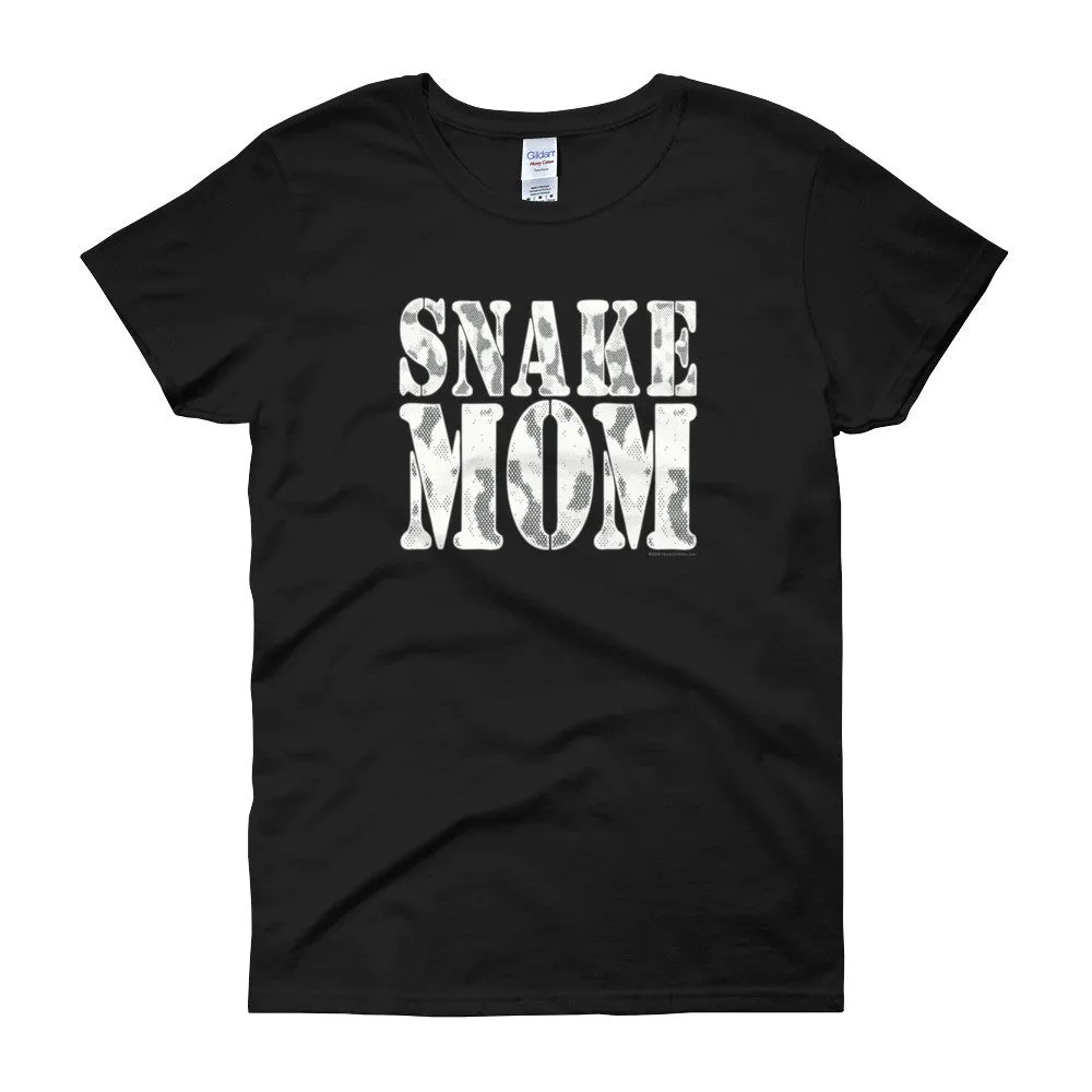 Proud Snake Mom Fitted T-Shirt