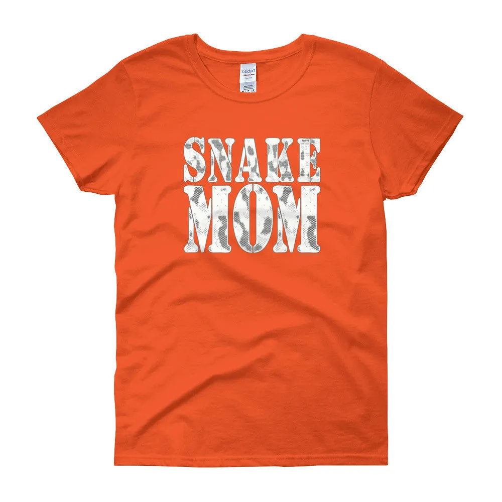 Proud Snake Mom Fitted T-Shirt