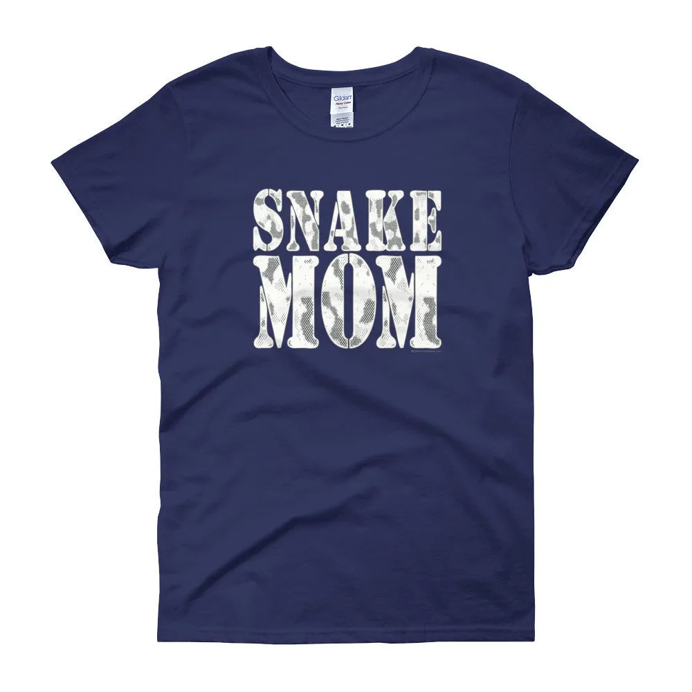 Proud Snake Mom Fitted T-Shirt
