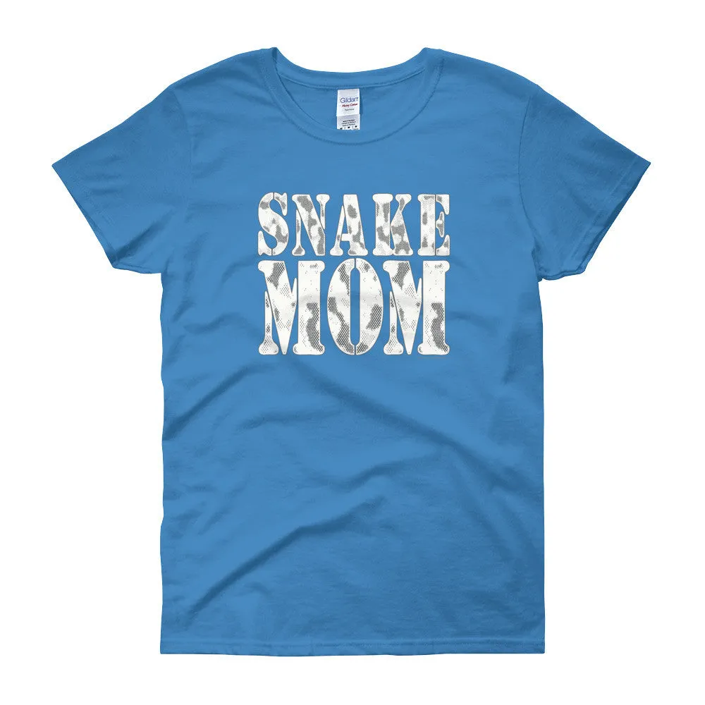 Proud Snake Mom Fitted T-Shirt