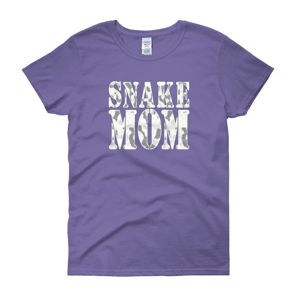 Proud Snake Mom Fitted T-Shirt