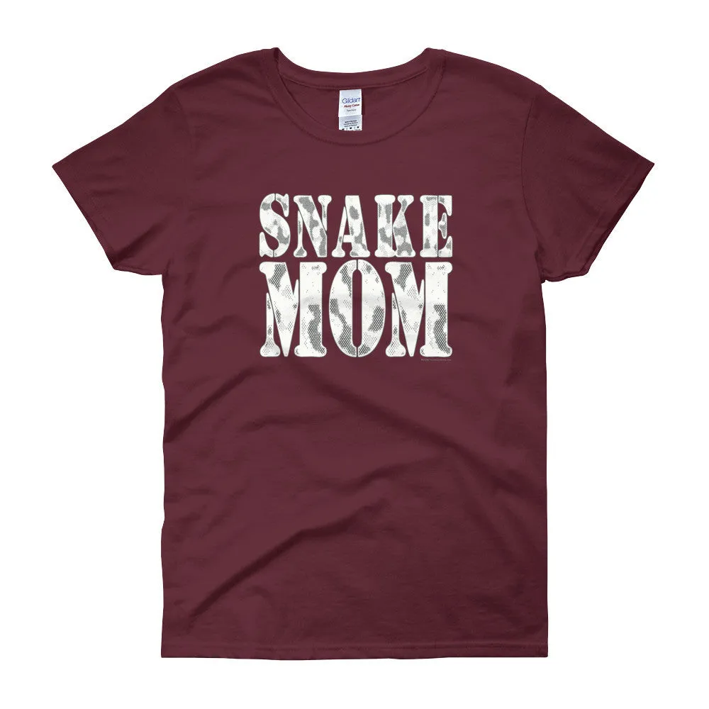 Proud Snake Mom Fitted T-Shirt