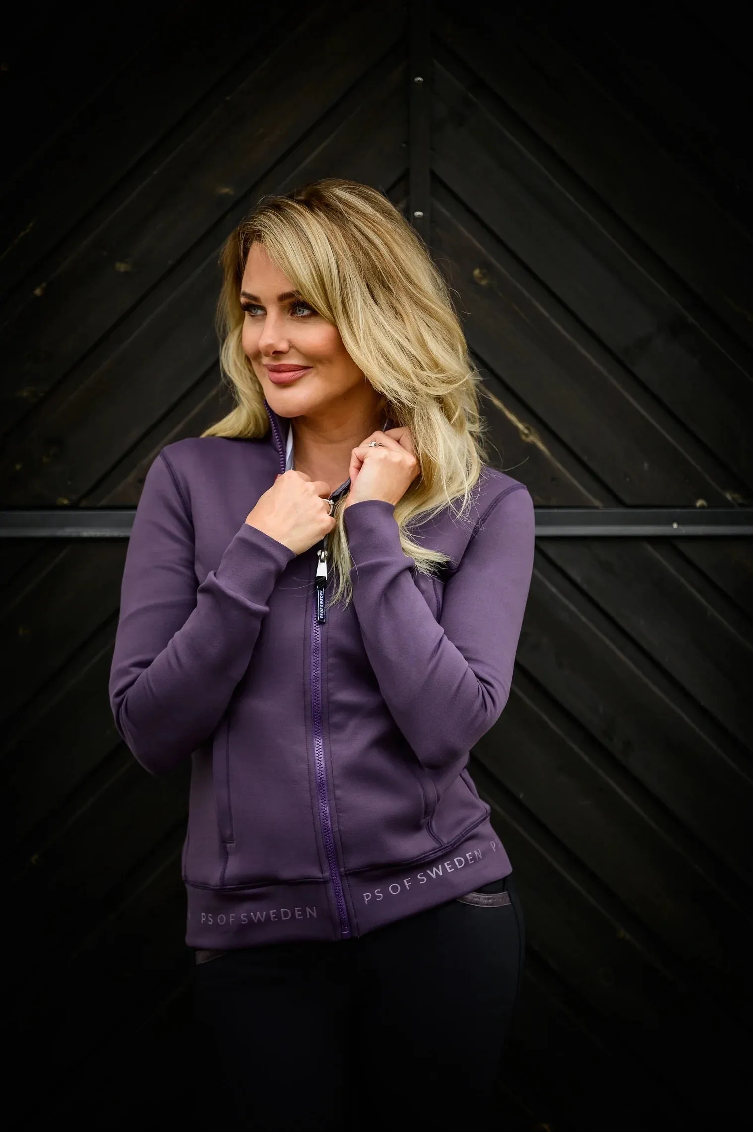 PS of Sweden Faith plum sweater- 1 large left