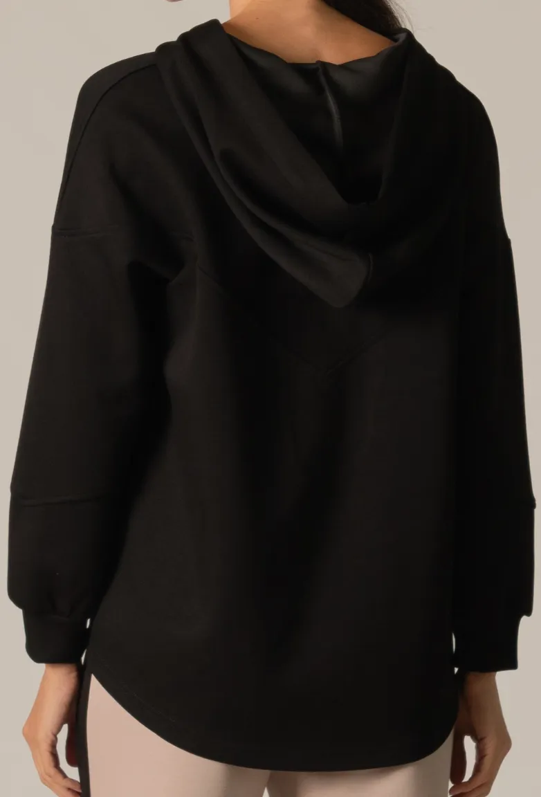 PT10959 - "Butter Modal" Half Zip Hooded Top