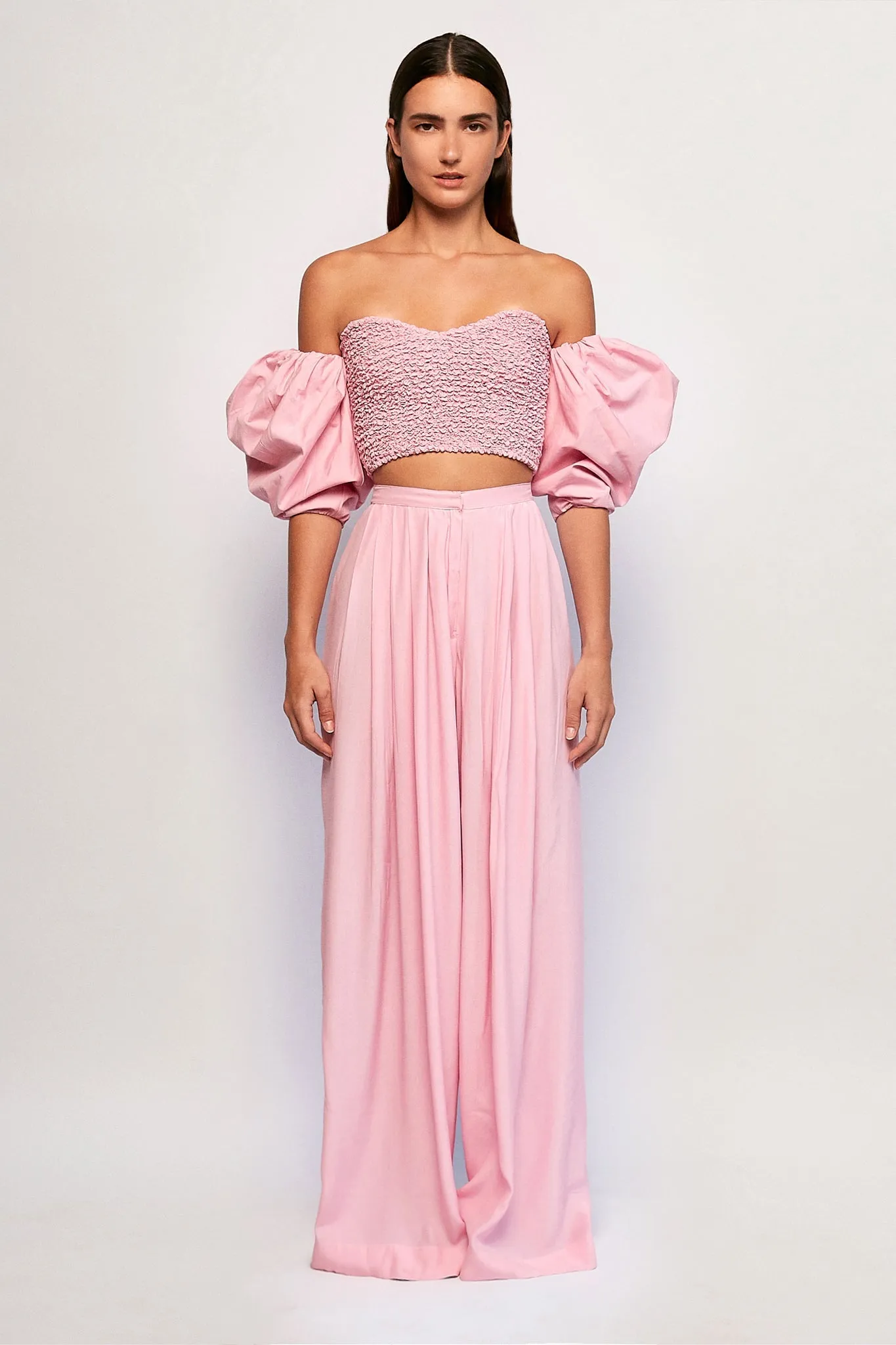 Puff Crop | Draping Pant