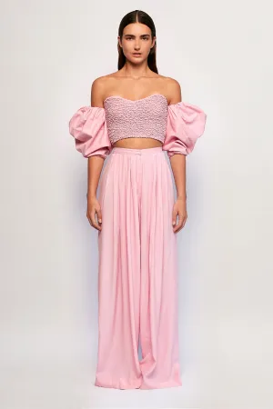 Puff Crop | Draping Pant